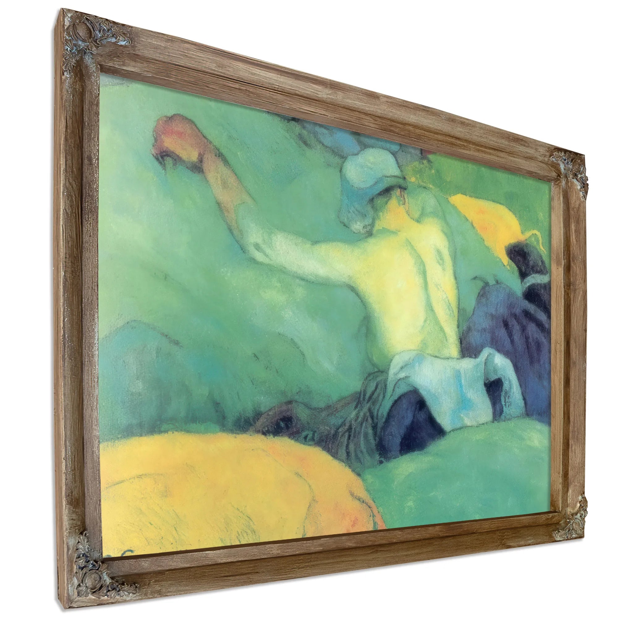 In The Hay (A Hot Summer Day) By Paul Gauguin Fine Art Print