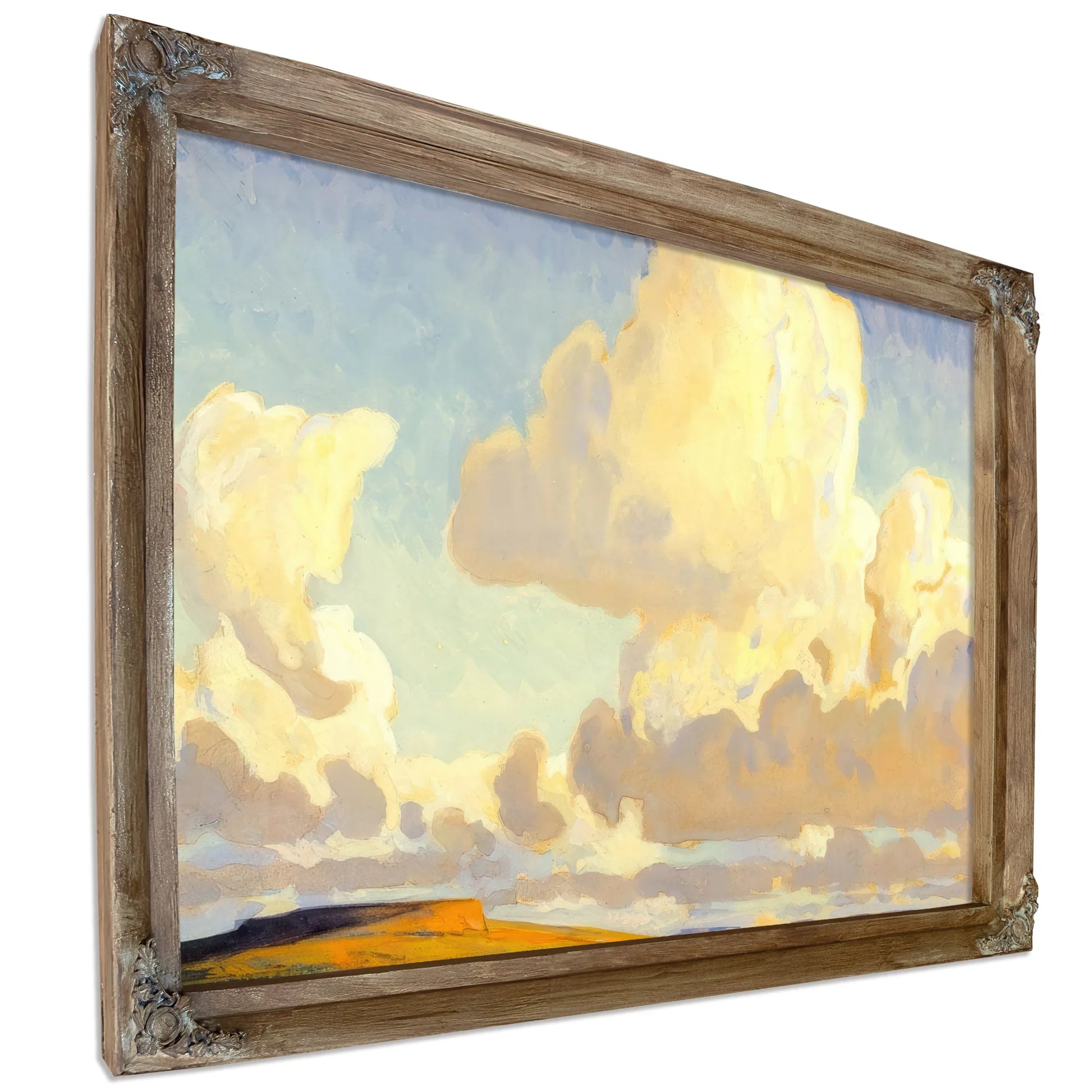 Butte And Clouds By Maynard Dixon Fine Art Print