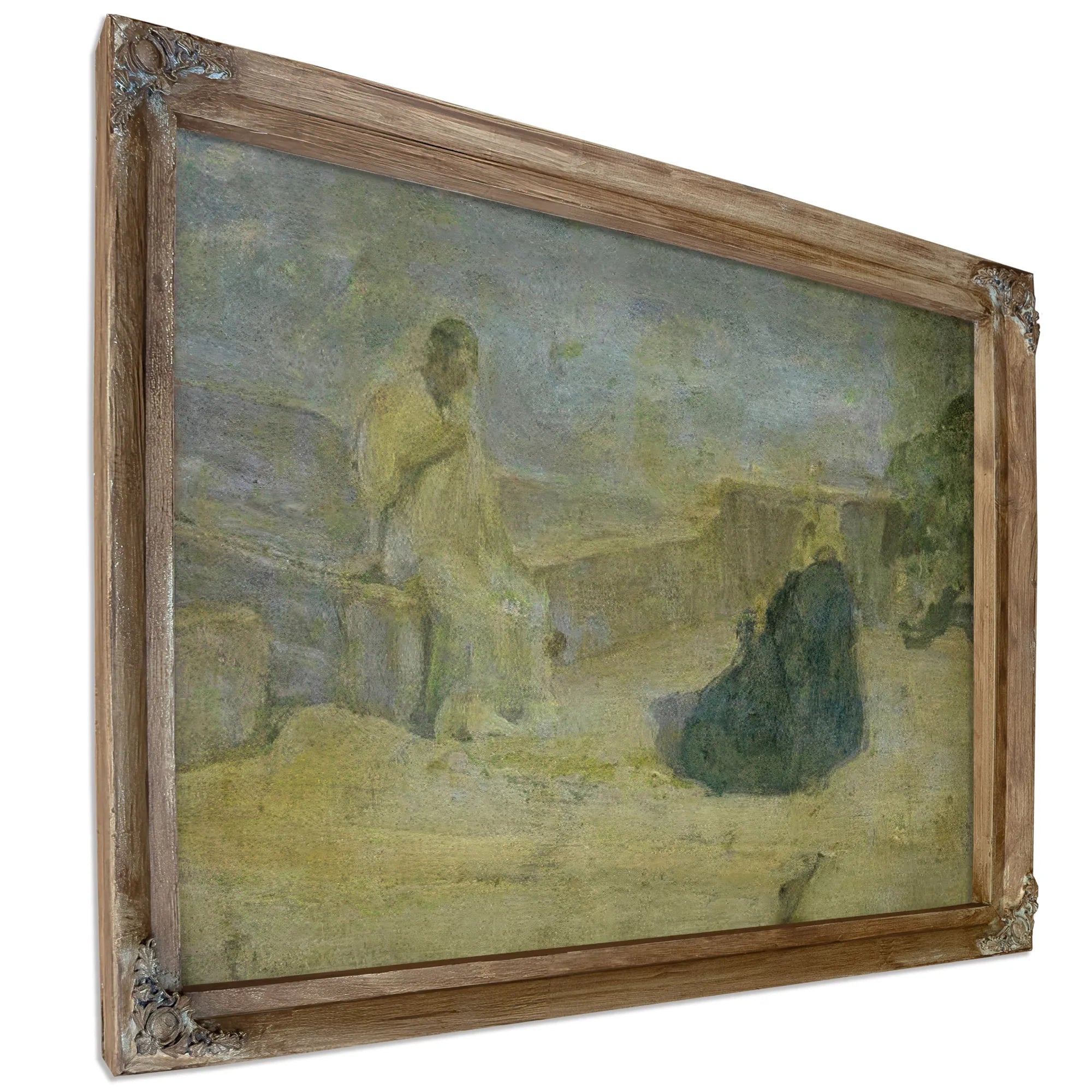 Christ And Nicodemus (Early Study) By Henry Ossawa Tanner Fine Art Print