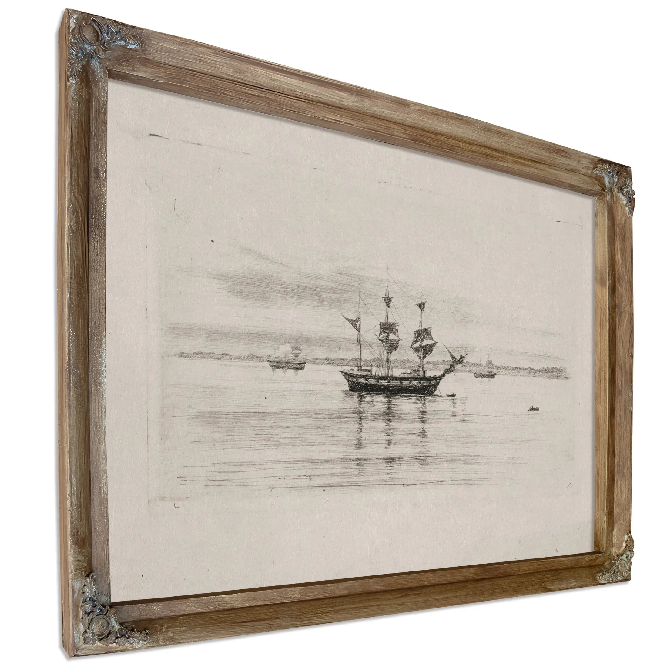 Skibe Under Svensk Kyst by Carl Bloch