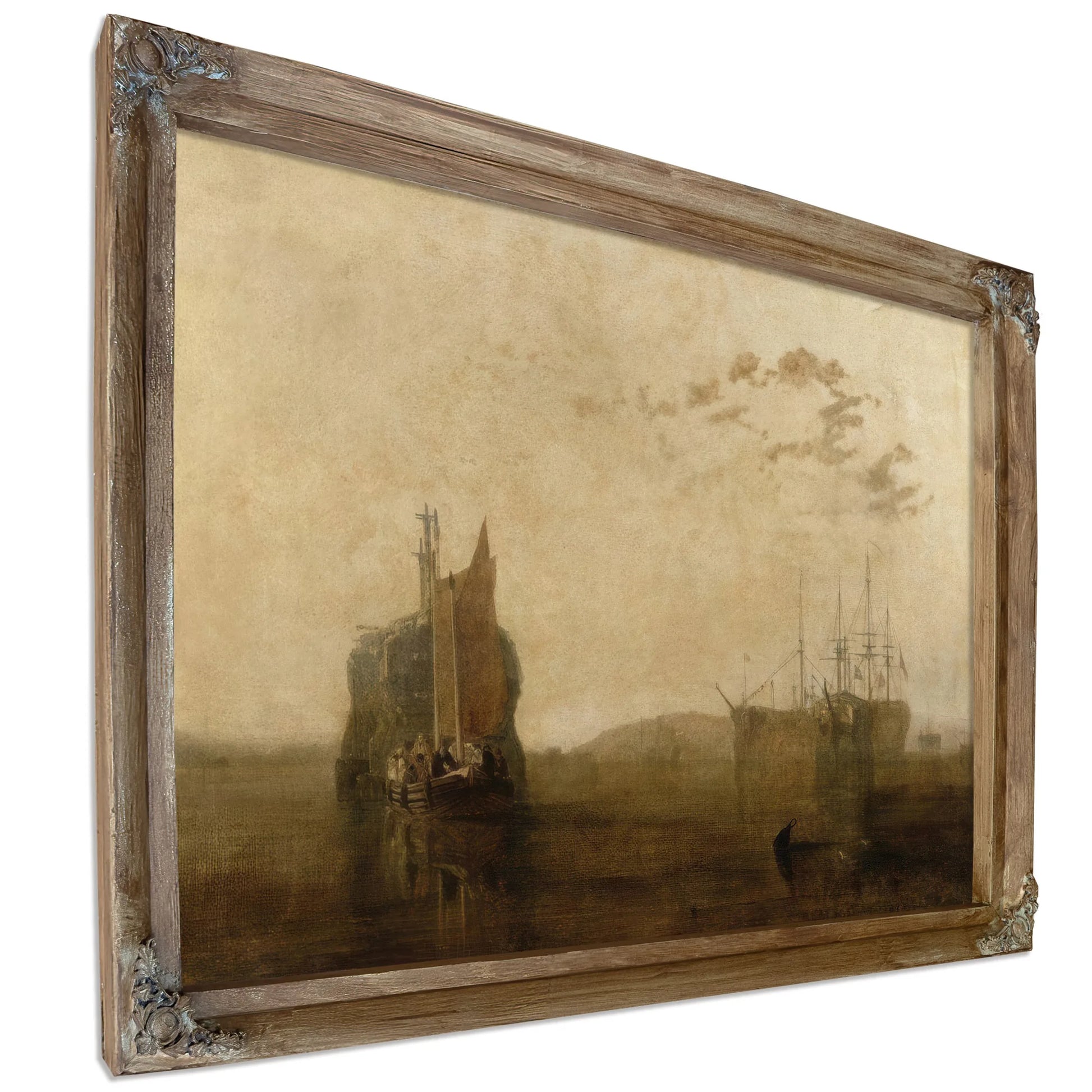 Hulks On The Tamar By Joseph Mallord William Turner Fine Art Print