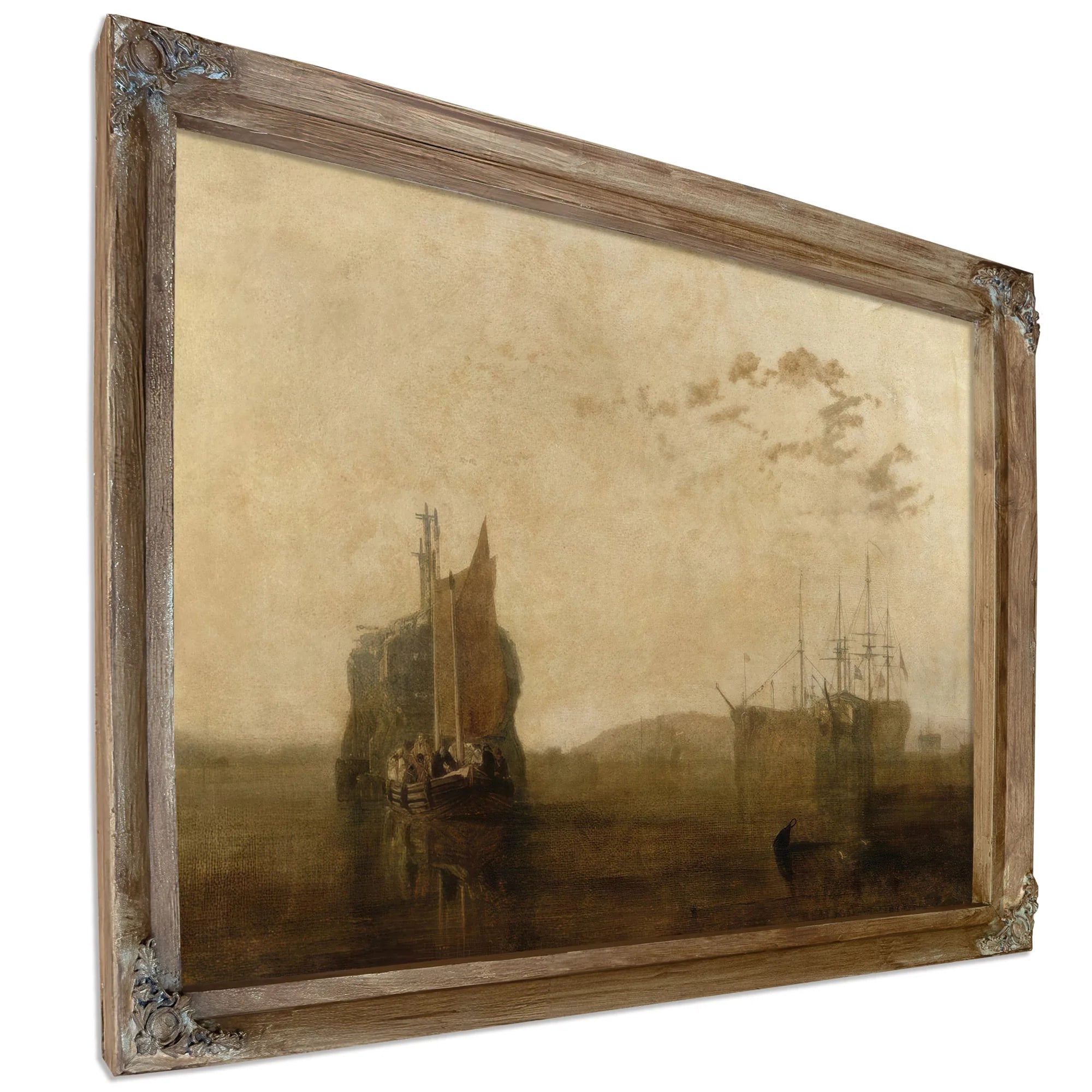 Hulks On The Tamar By Joseph Mallord William Turner Fine Art Print
