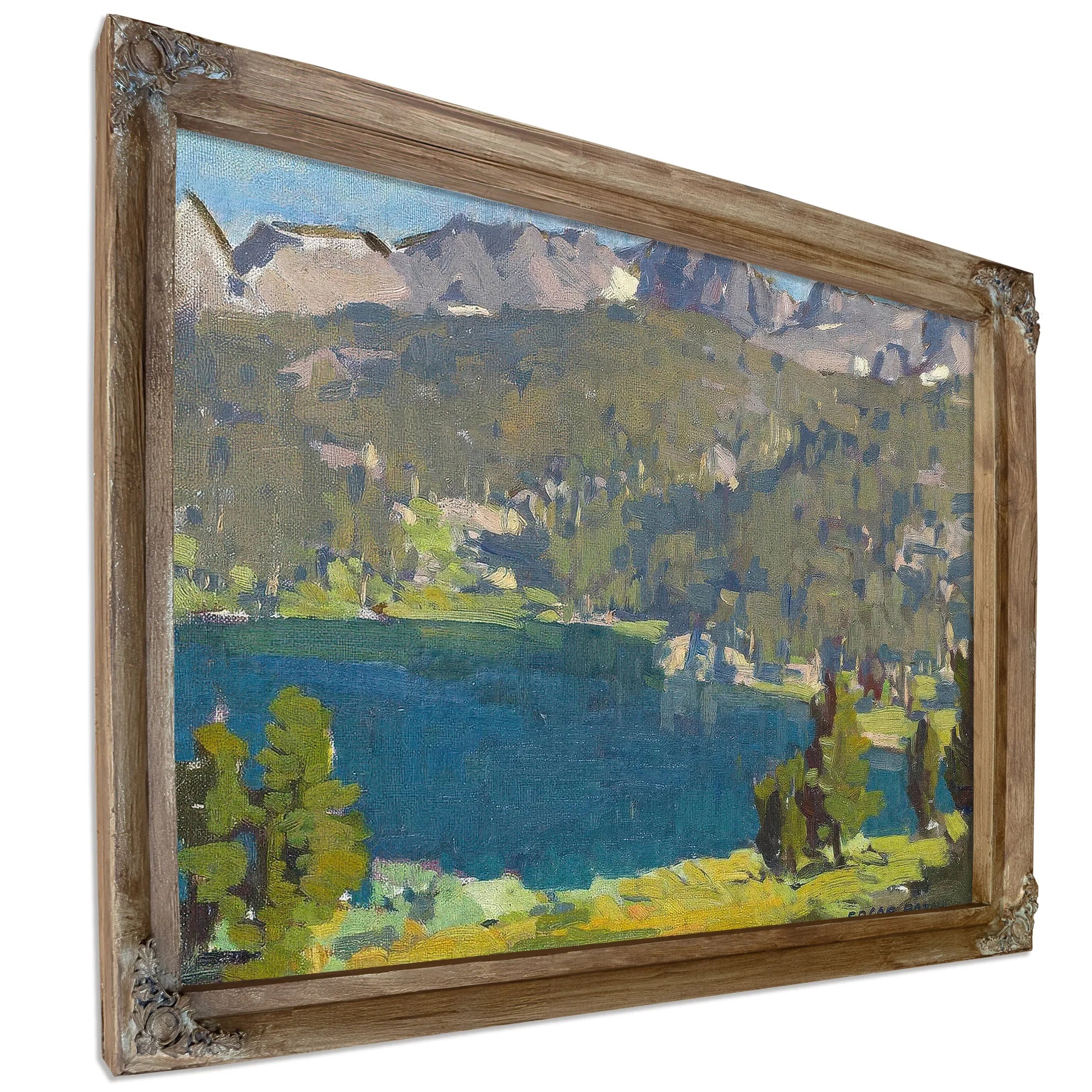High Sierra Lake Scene By Edgar Payne Fine Art Print
