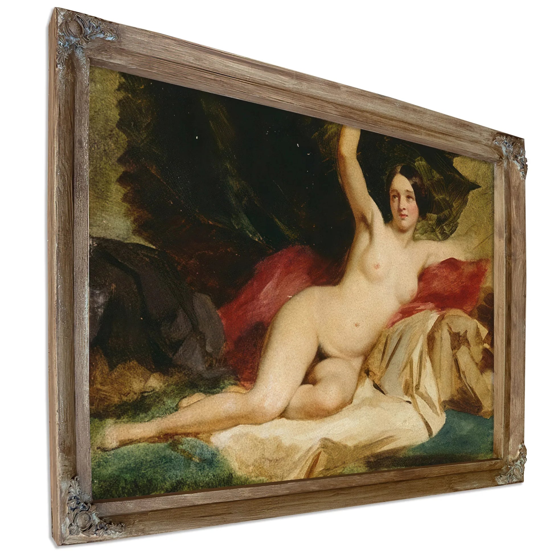 Female Nude In A Landscape By William Etty Fine Art Print