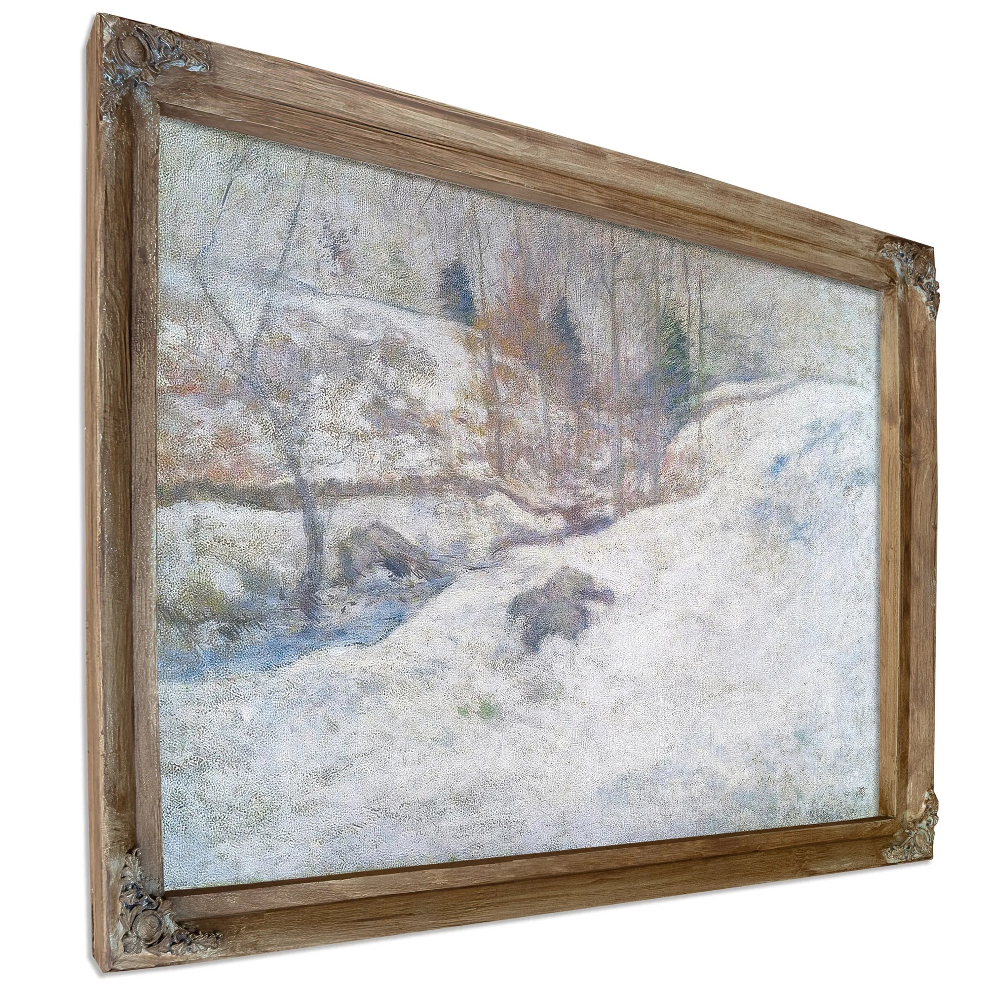 Brook In Winter By John Henry Twachtman Fine Art Print