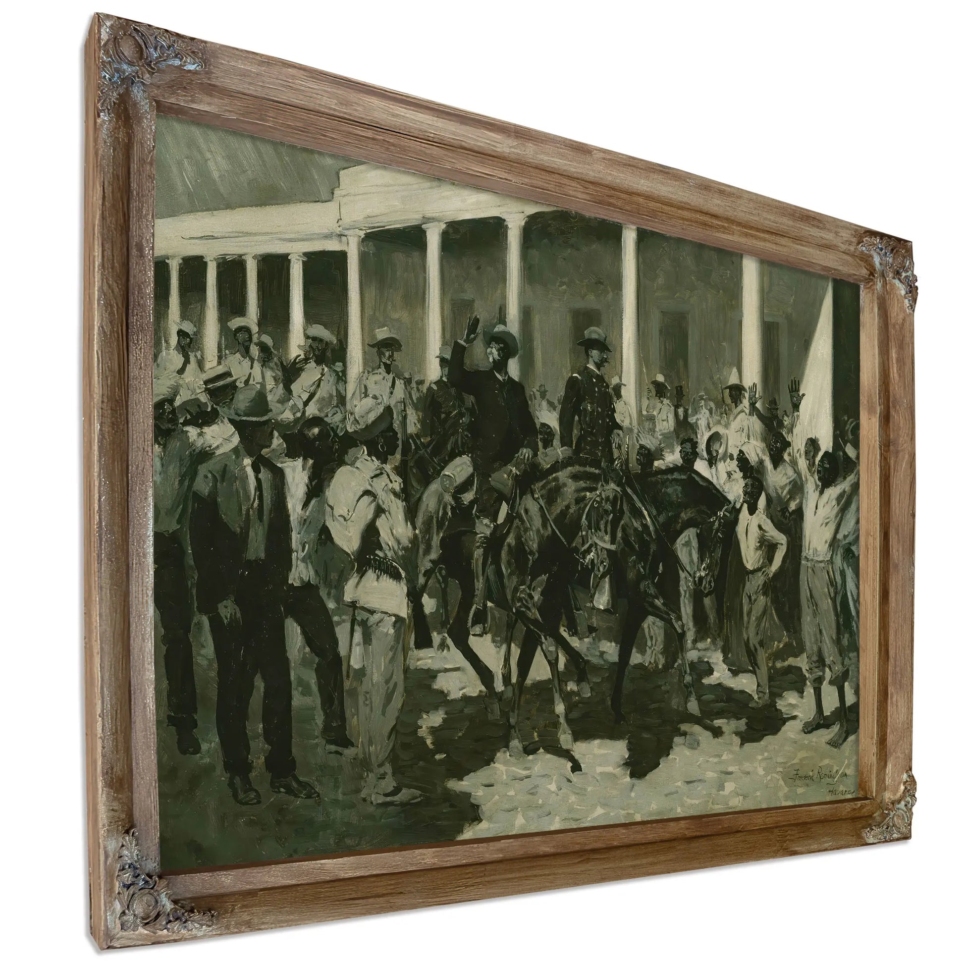 The Return Of Gomez To Havana B by Frederic Remington