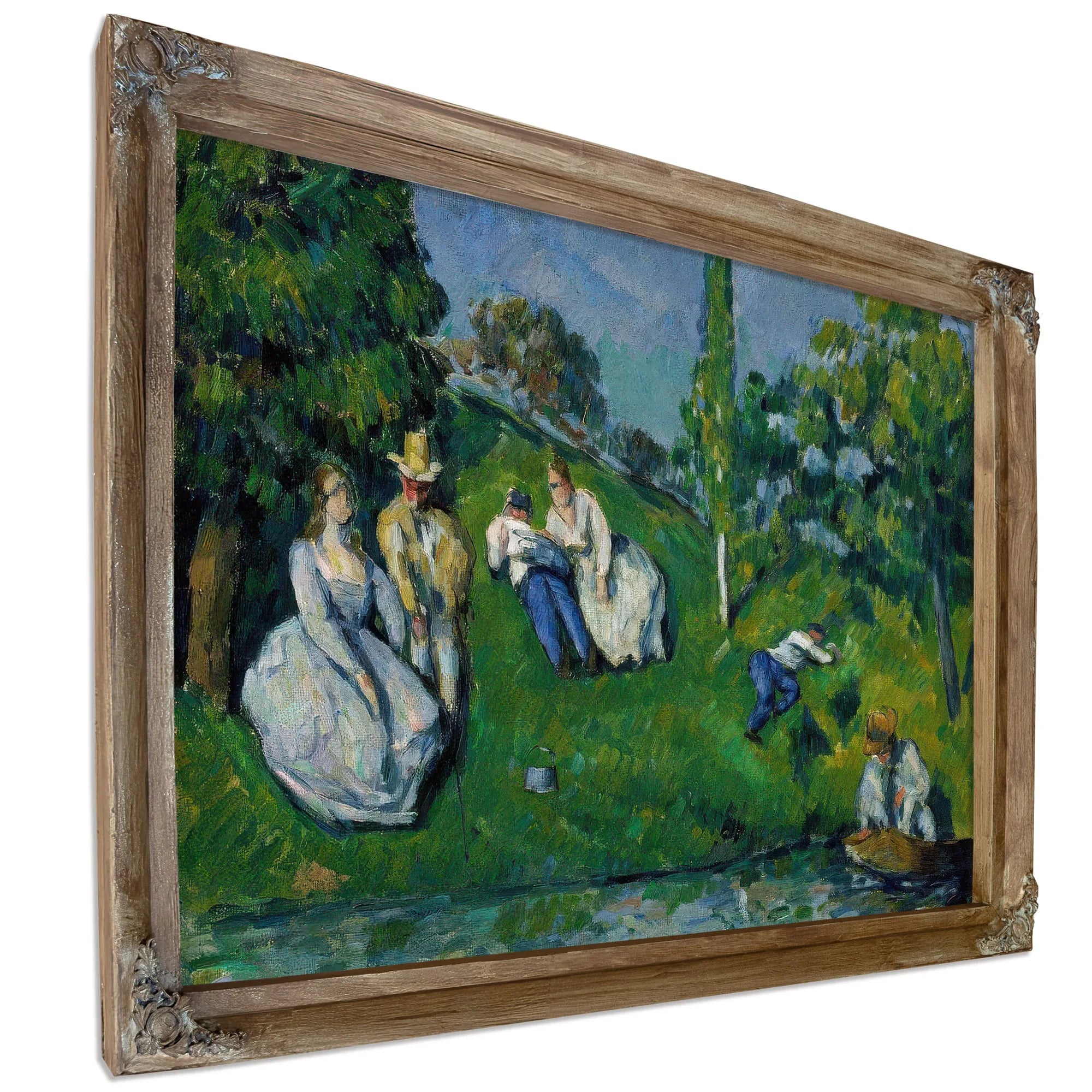 The Pond By Paul Cezanne Fine Art Print