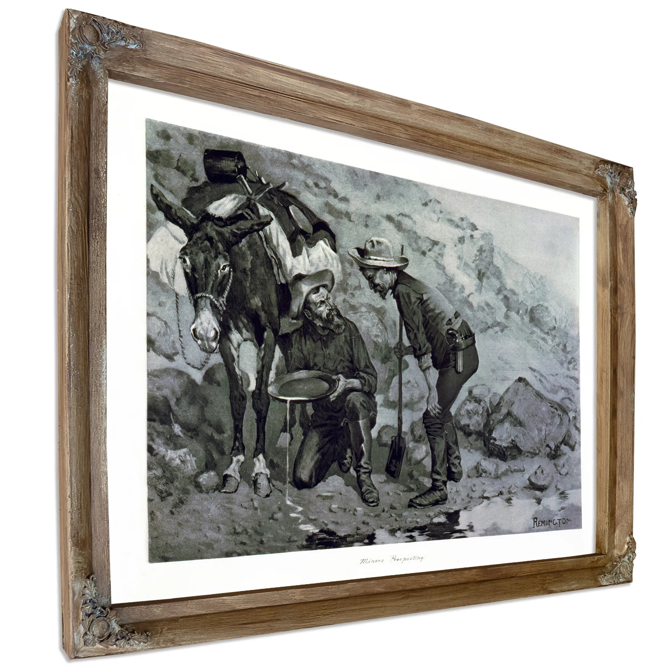 Miners Prospecting Frederic Remington  by Frederic Remington