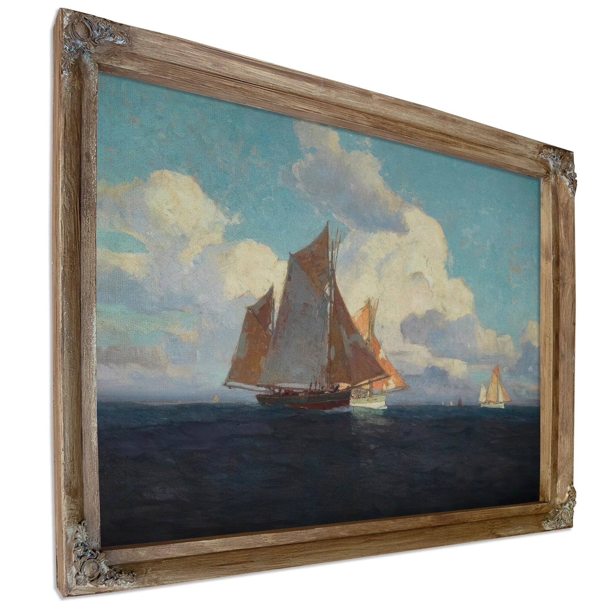 The Fleet Returning At Day's End By Edgar Payne Fine Art Print
