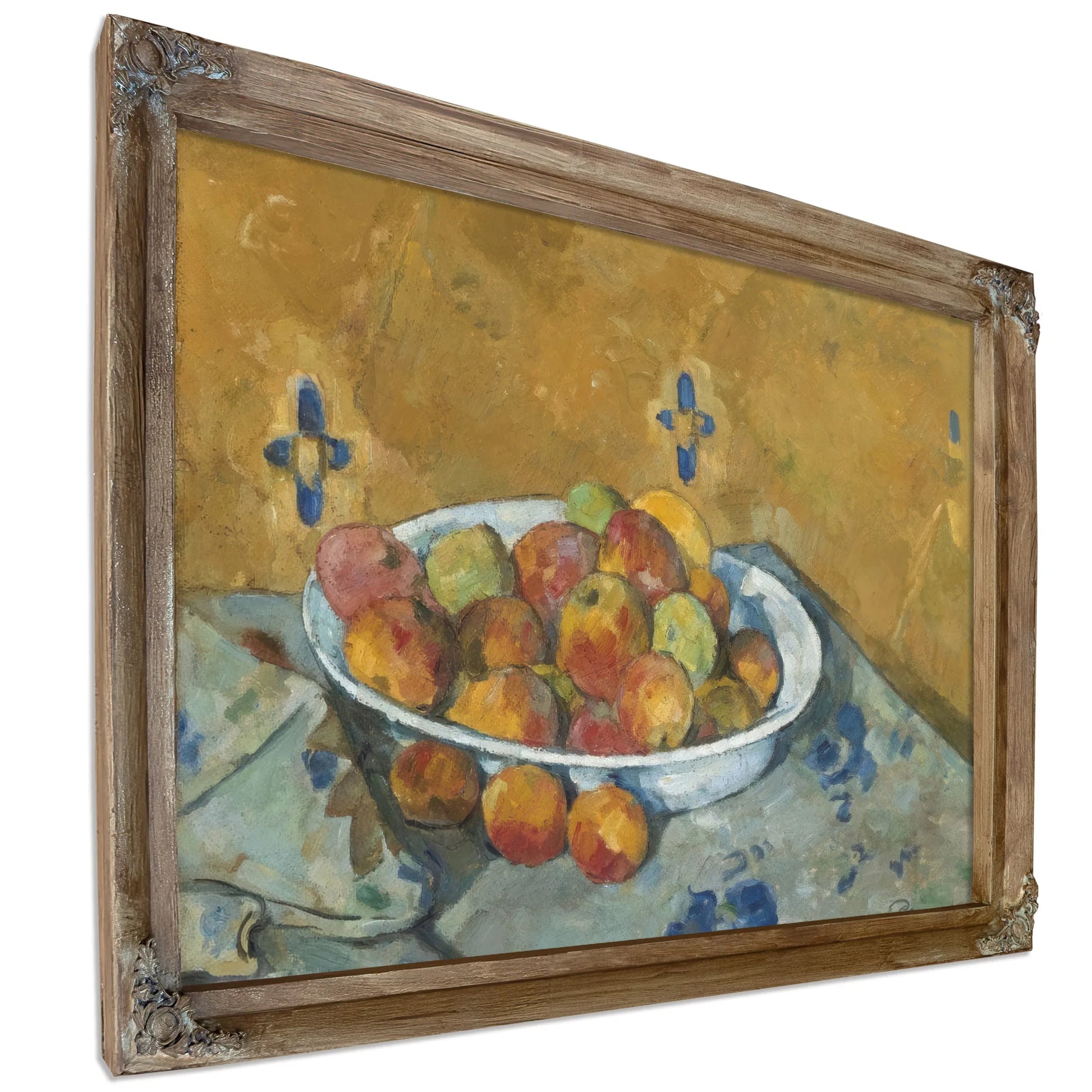 The Plate Of Apples By Paul Cezanne Fine Art Print