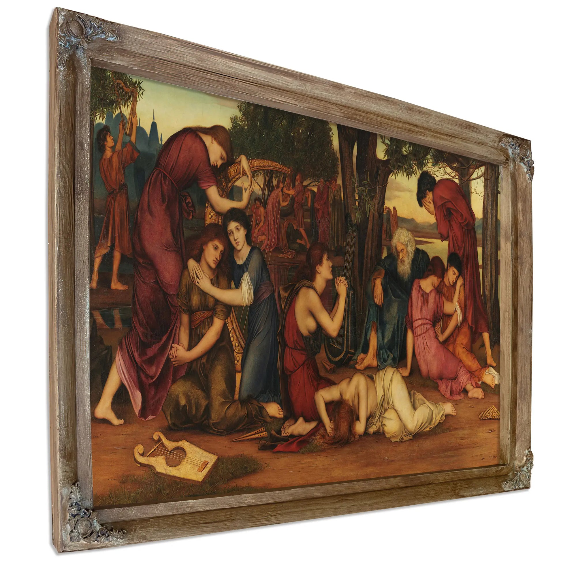 By The Waters Of Babylon by Evelyn De Morgan