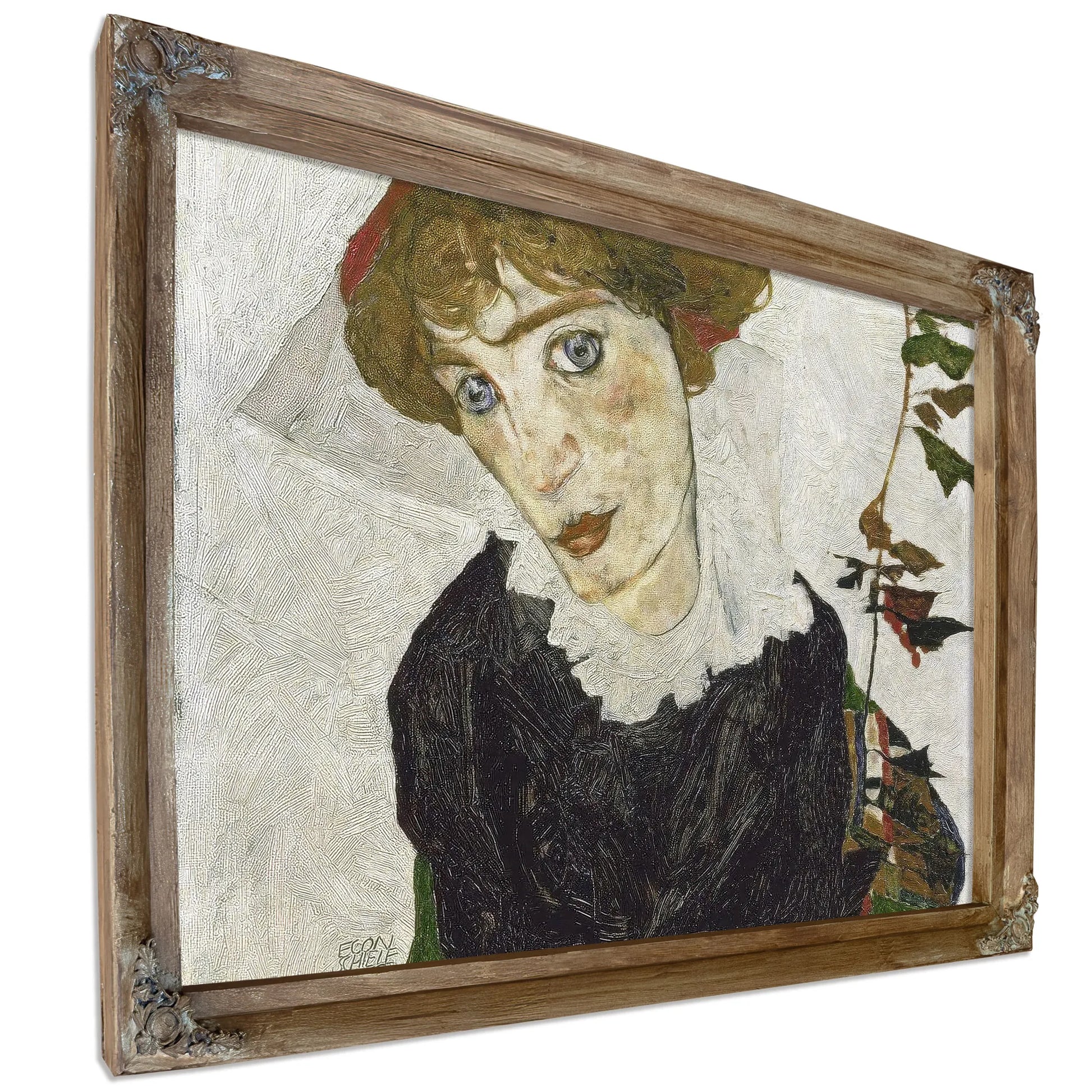 Portrait Of Wally Neuzil by Egon Schiele Fine Art Print