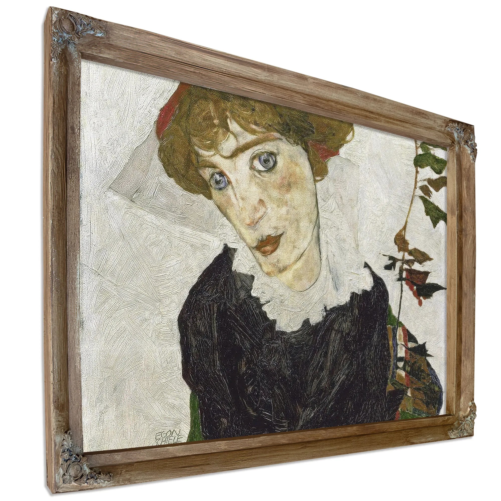 Portrait Of Wally Neuzil by Egon Schiele Fine Art Print