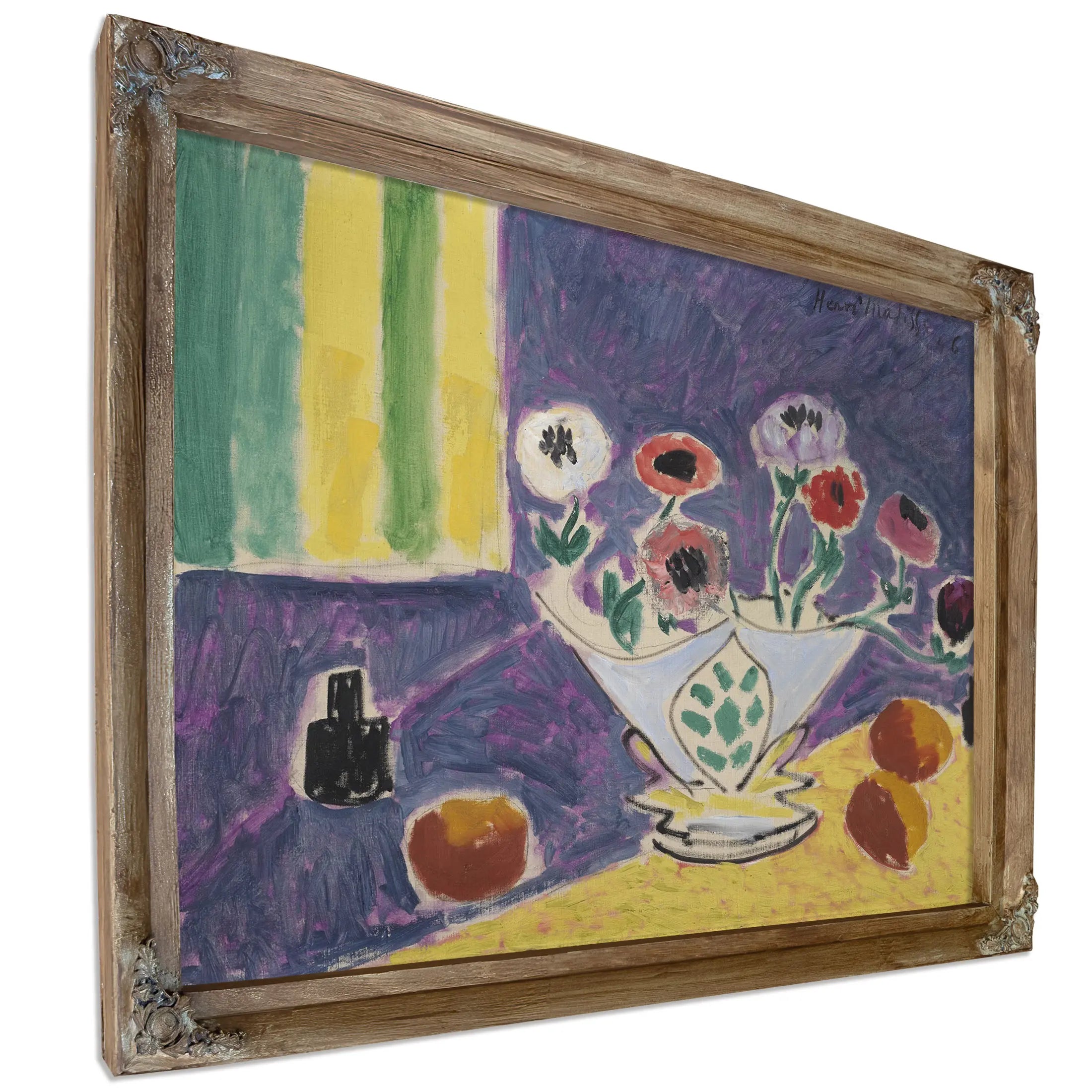 Anemones In An Earthenware Vase by Henri Matisse