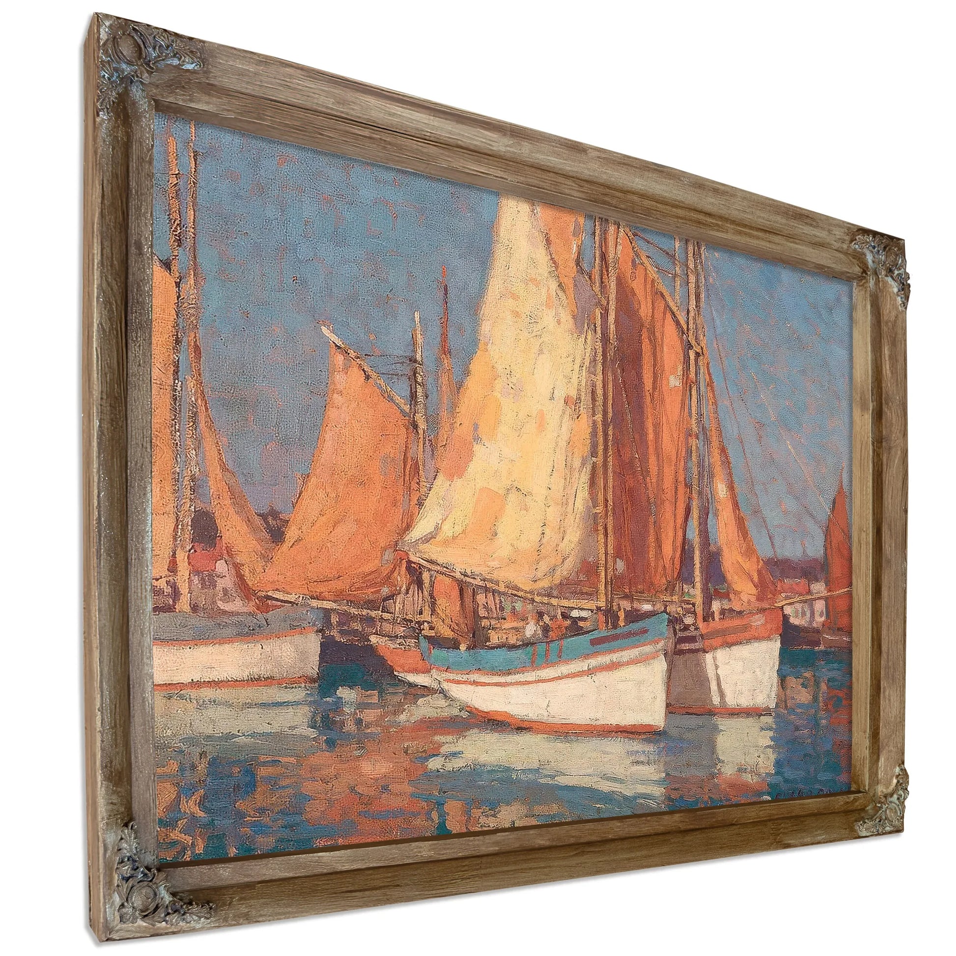 Boats Off Concarneau By Edgar Payne Fine Art Print