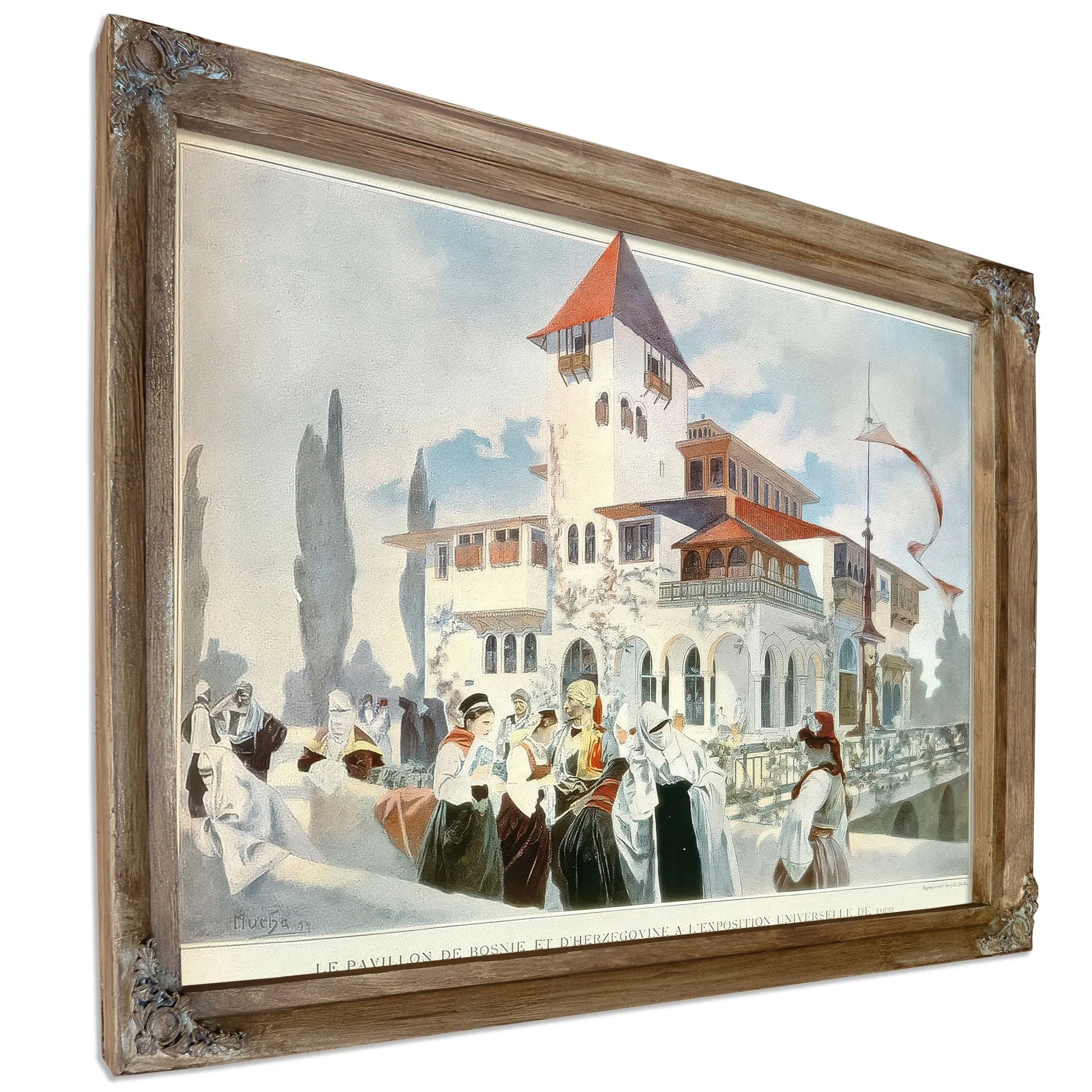 Bosnia And Herzogovina Pavilion By Alphonse Mucha Fine Art Print