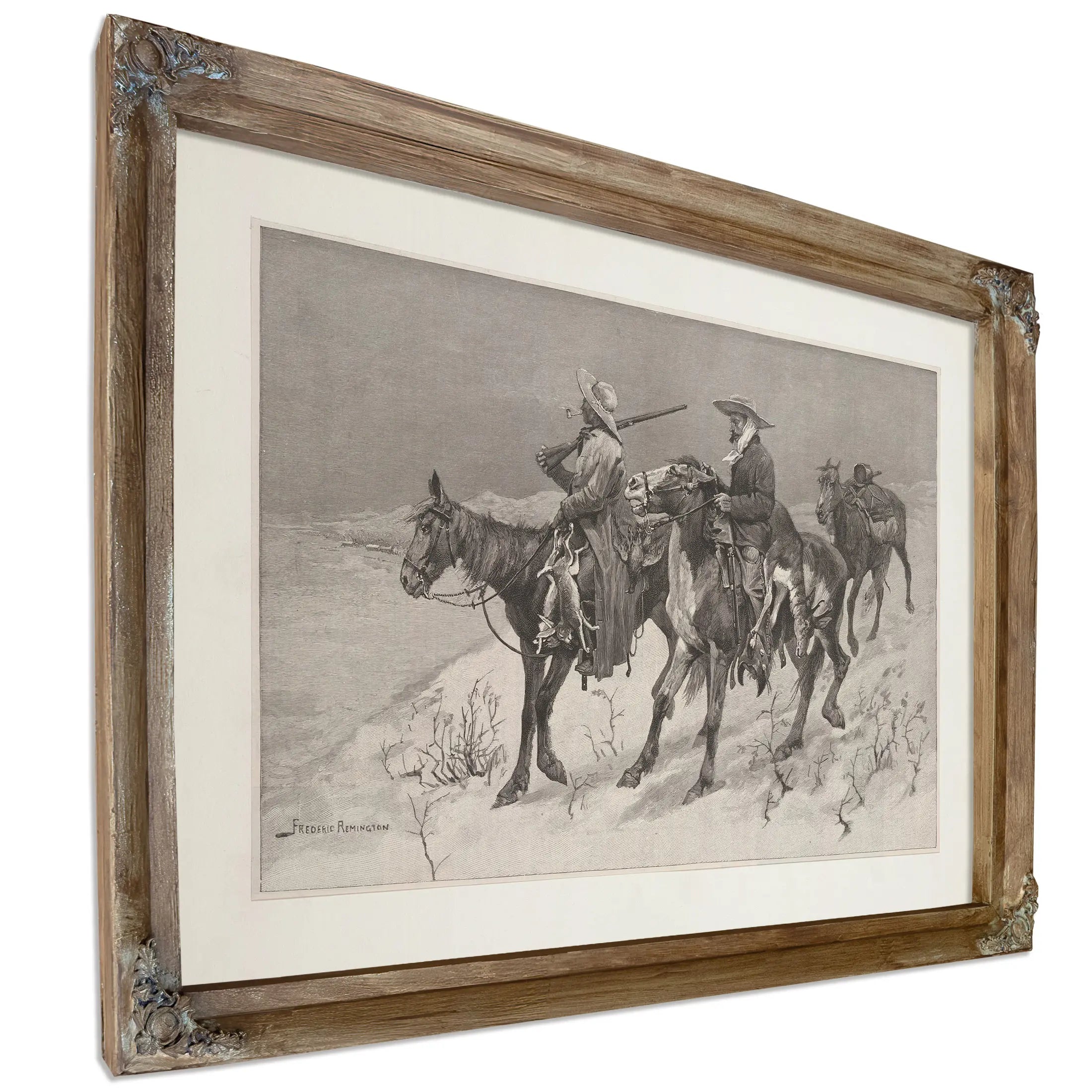 Thanksgiving Dinner For The Ranch  by Frederic Remington