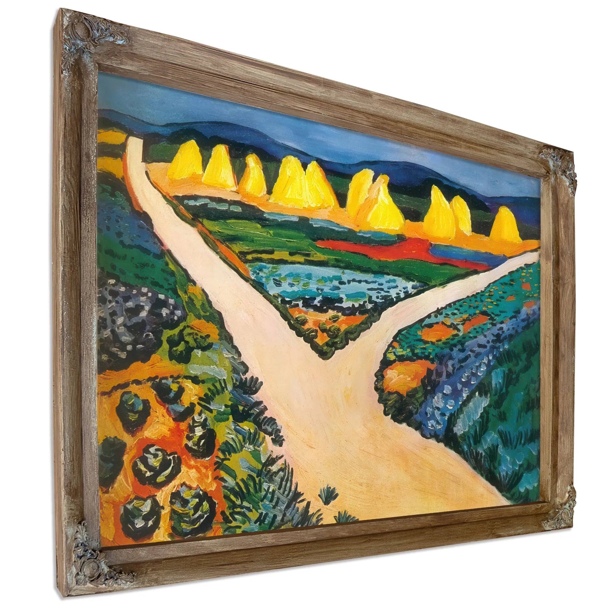 Confluence Point By August Macke Fine Art Print