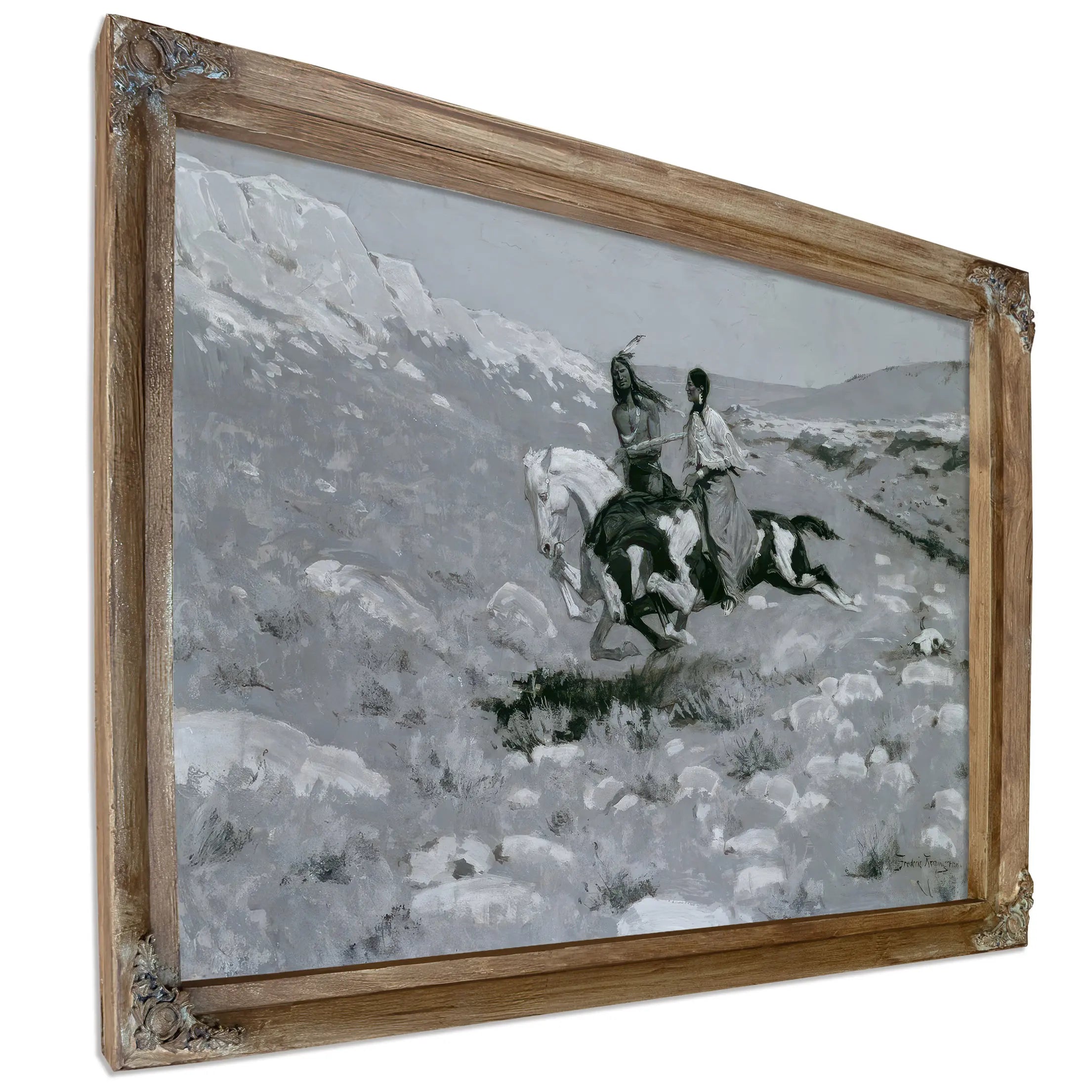Ceremony Of The Fastest Horse C by Frederic Remington