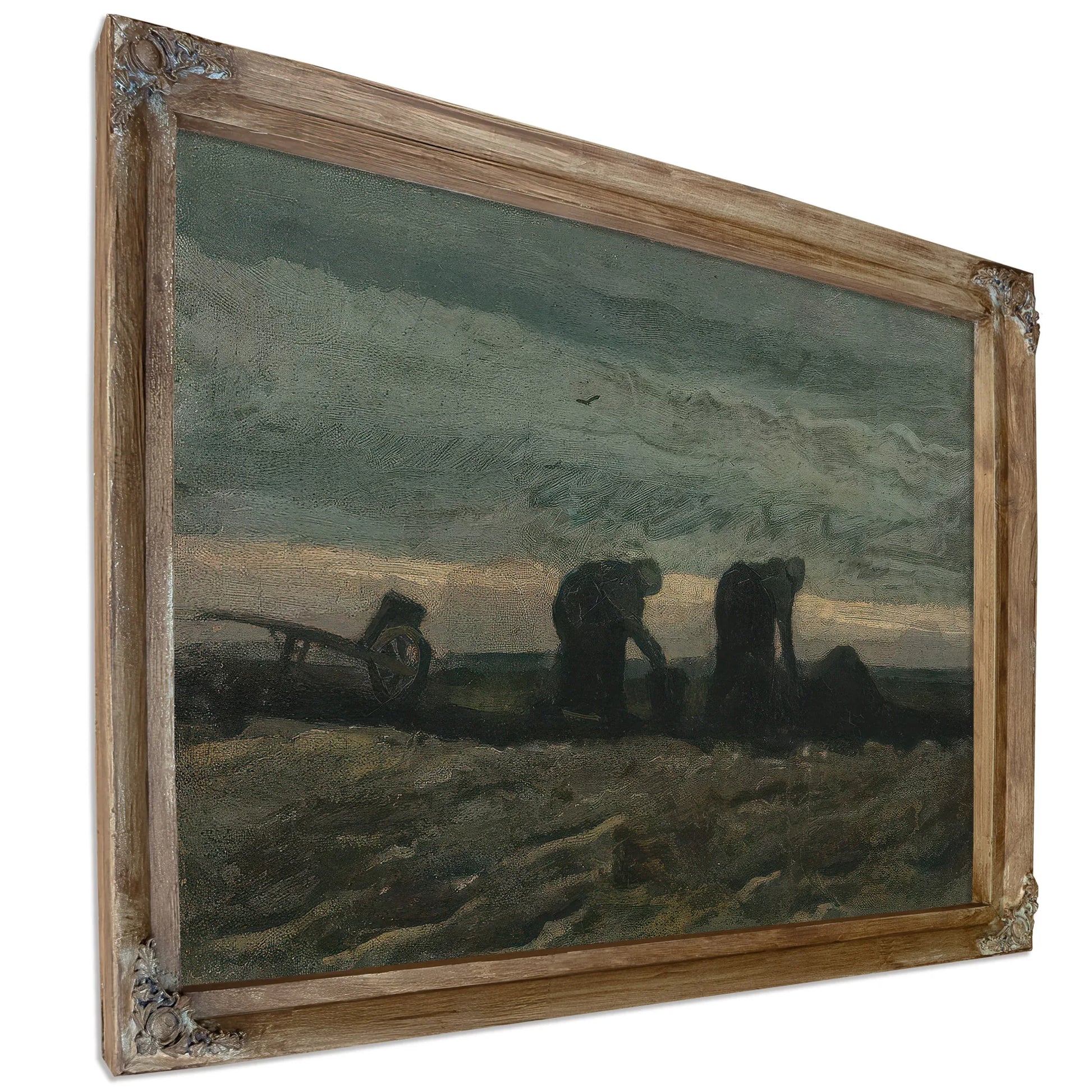 Two Women On The Heath By Vincent Van Gogh Fine Art Print