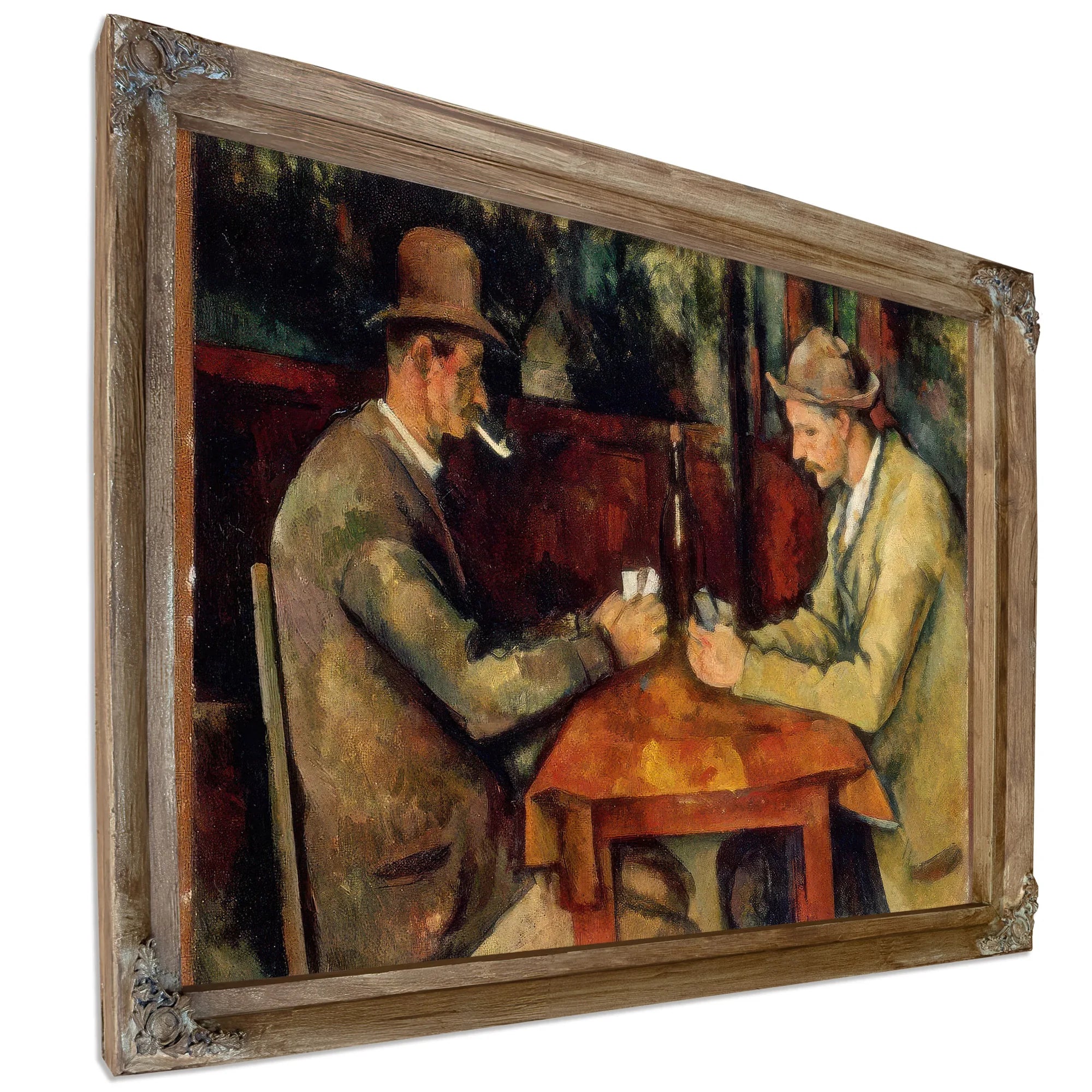 The Card Players 1895 2 By Paul Cezanne Fine Art Print