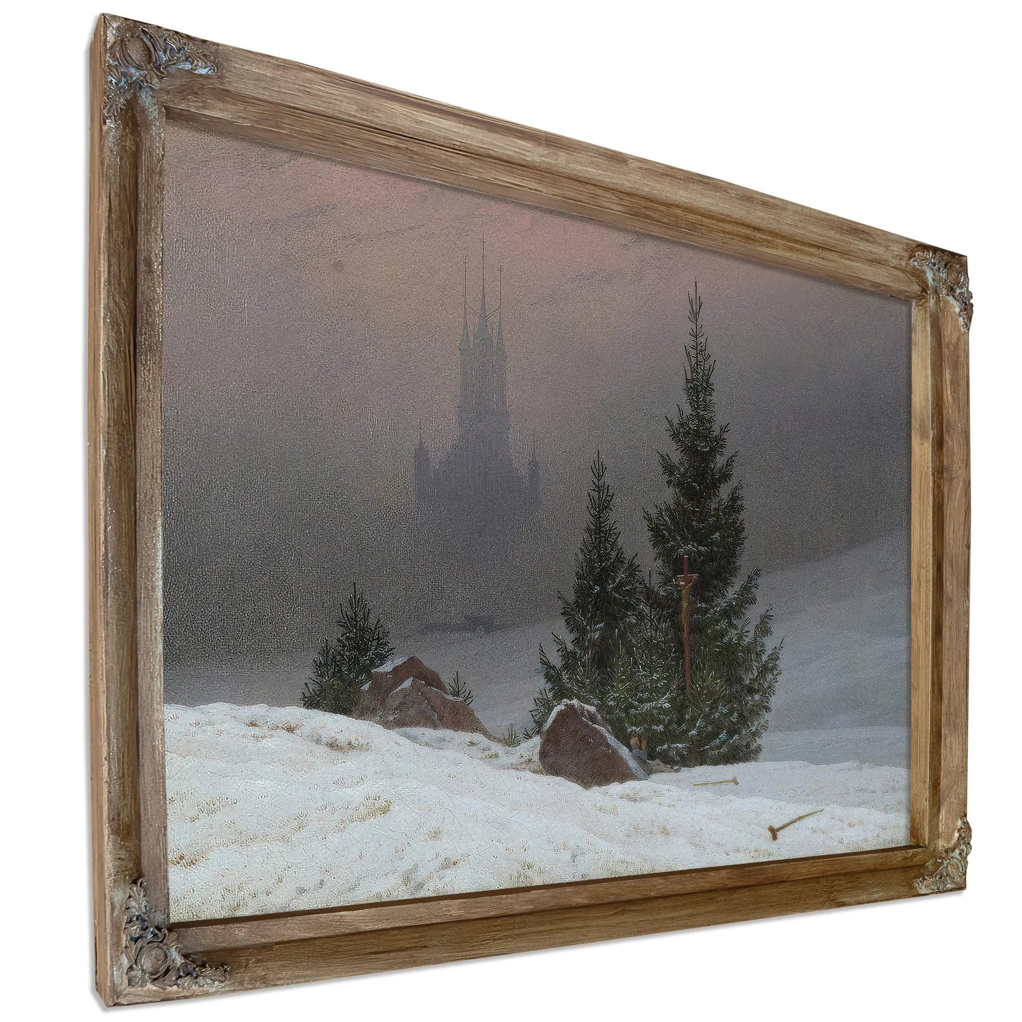 Winter Landscape 1811 By Caspar David Friedrich Fine Art Print
