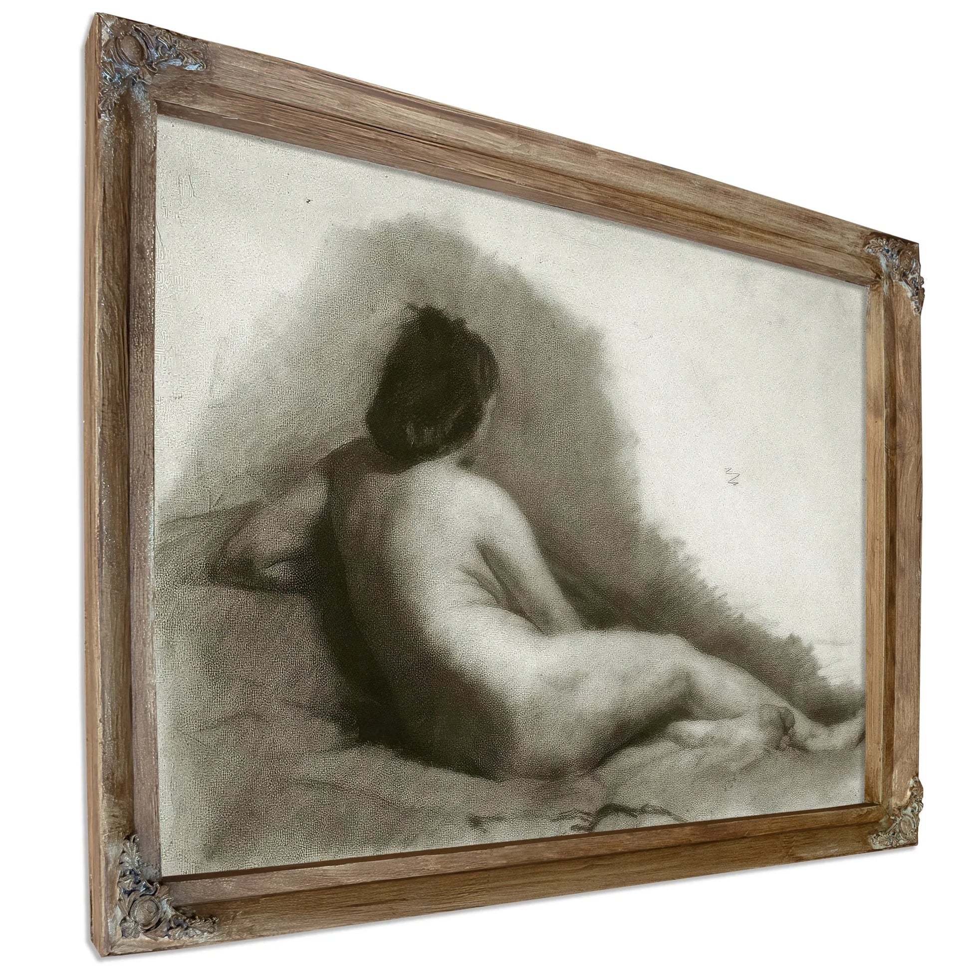 Study Of A Reclining Nude Woman By Thomas Eakins Fine Art Print