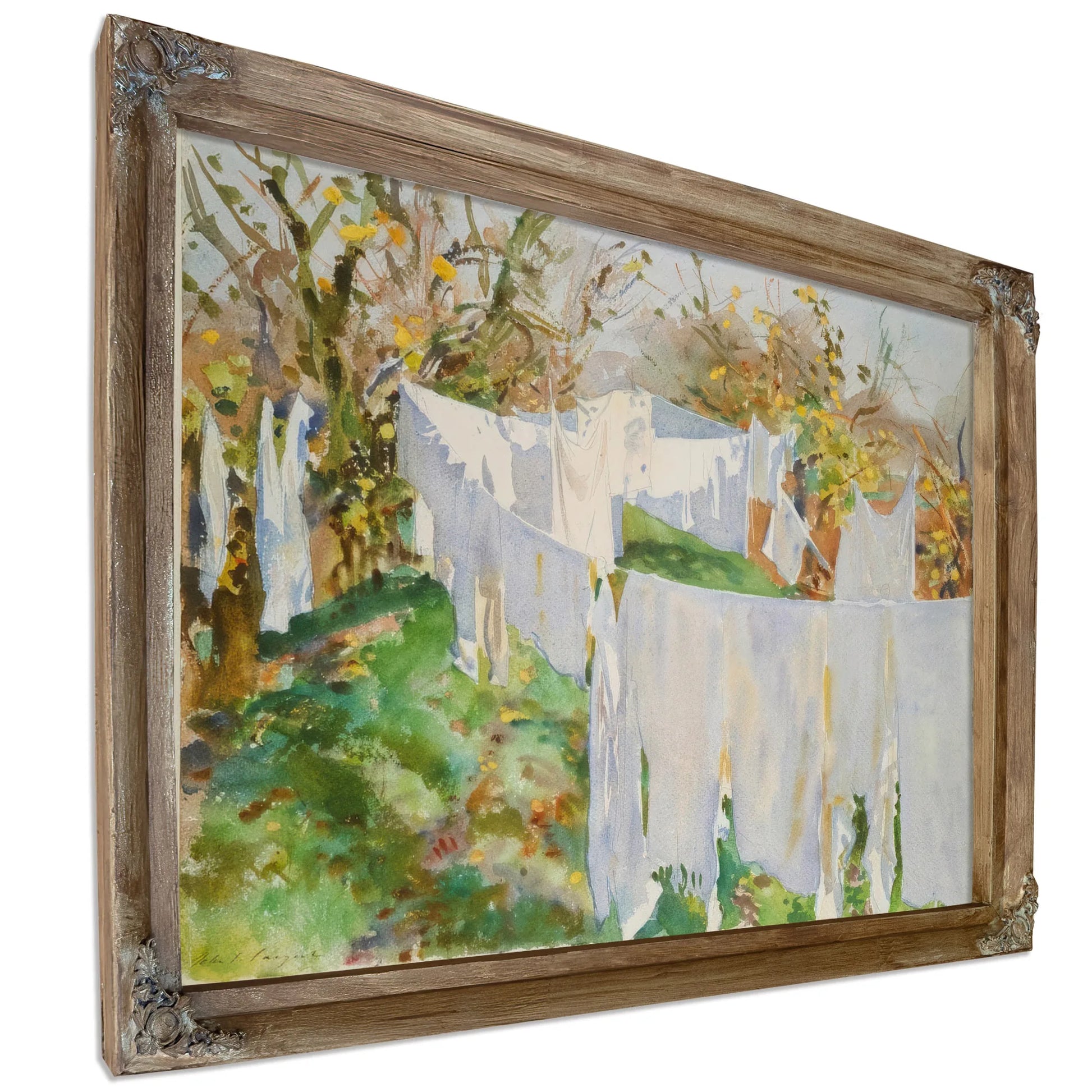 La Biancheria By John Singer Sargent Fine Art Print