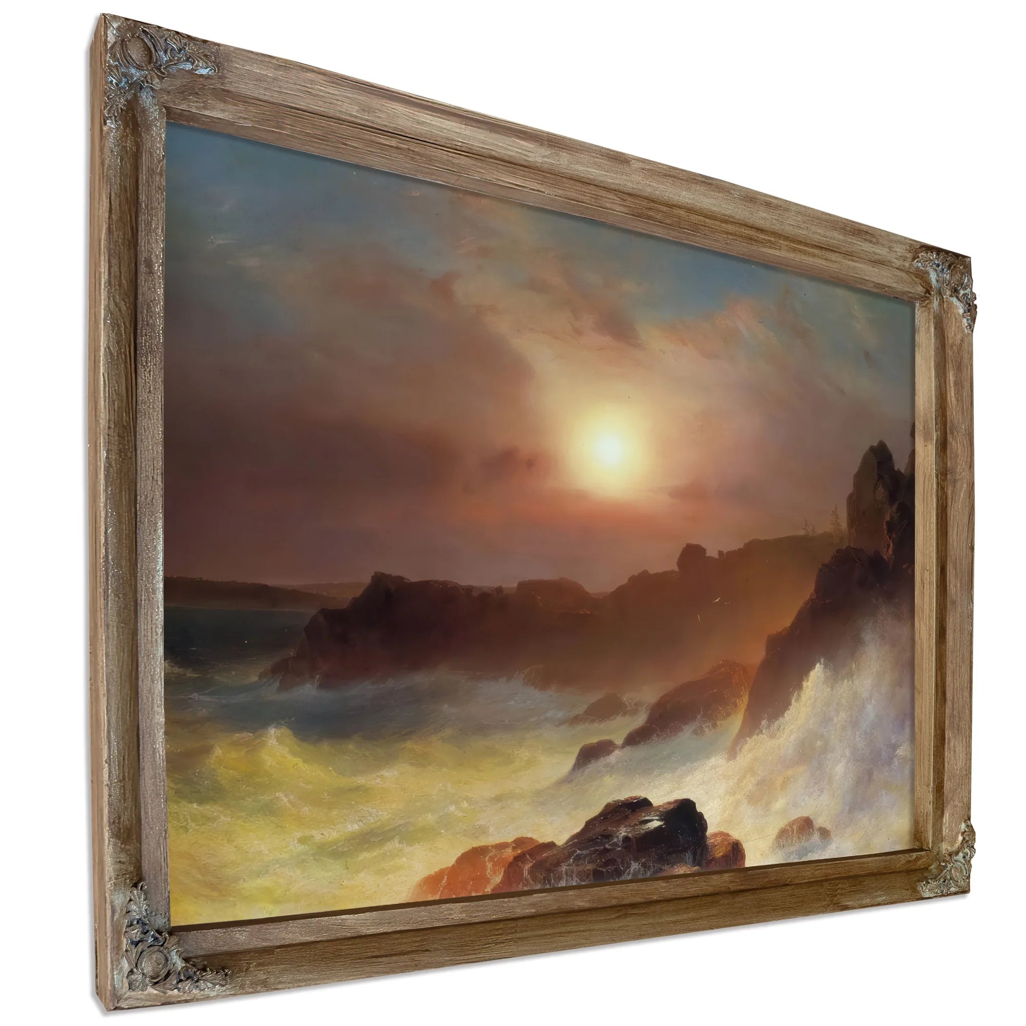 Coastal Scene Mount Desert By Frederic Edwin Church Fine Art Print
