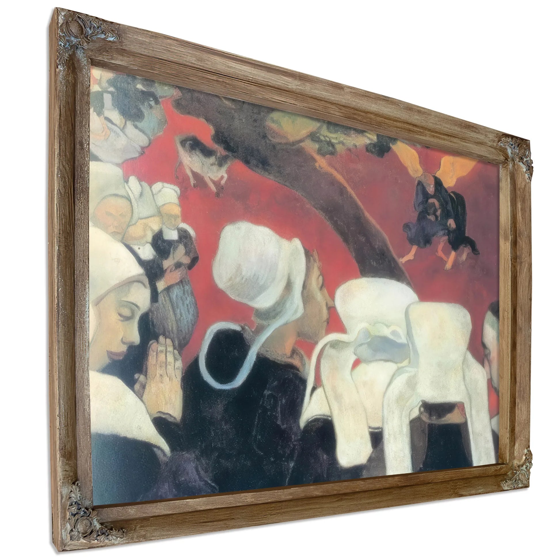 The Vision After The Sermon (Jacob Fighting With The Angel By Paul Gauguin Fine Art Print