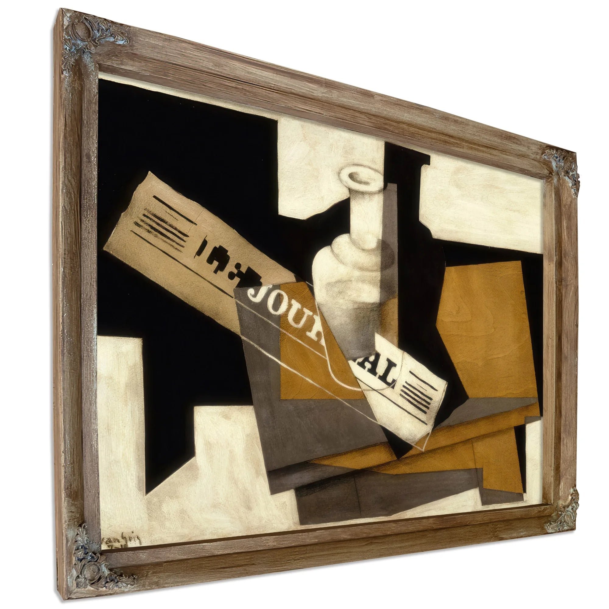 Le Journal By Juan Gris Fine Art Print