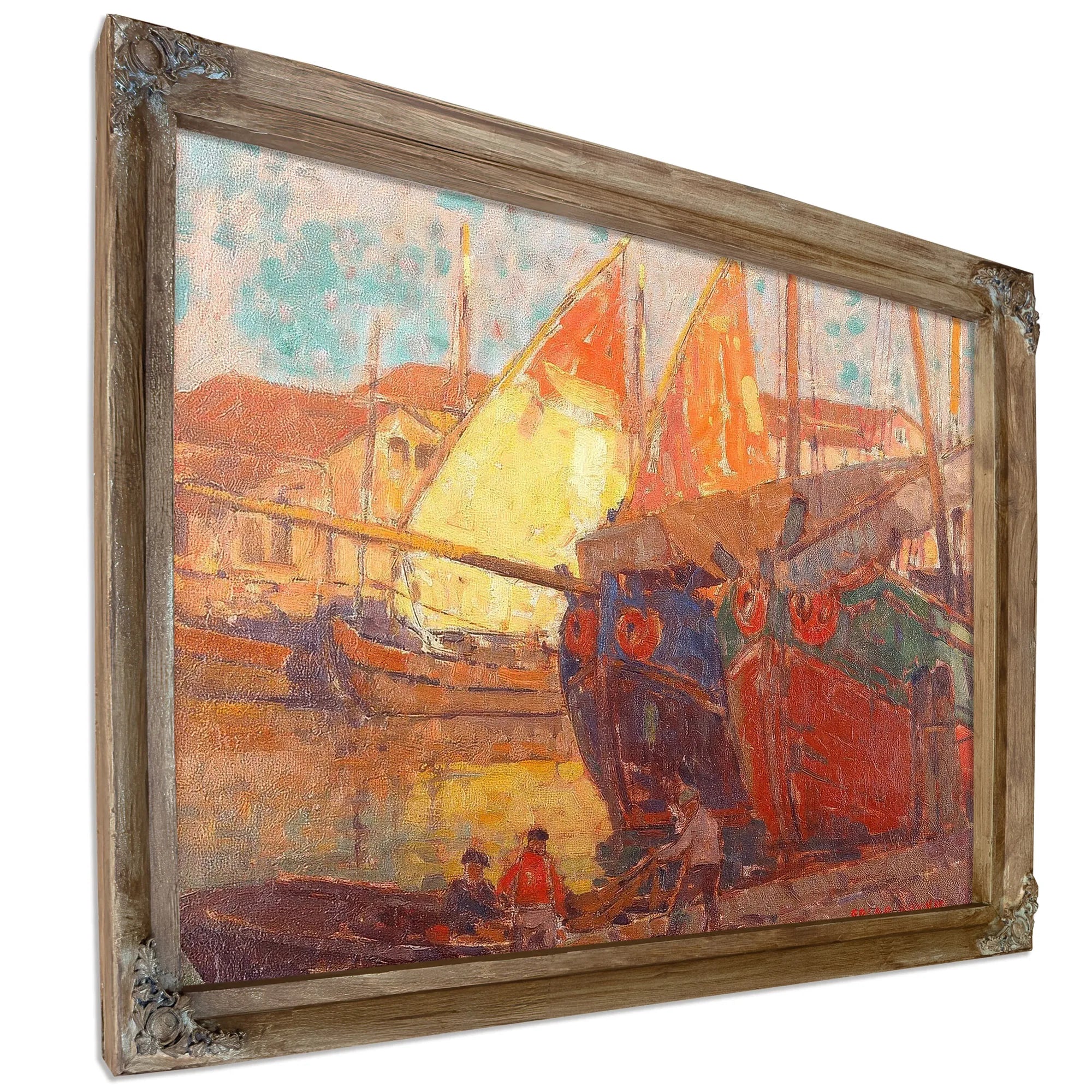 Tuna Boats By Edgar Payne Fine Art Print