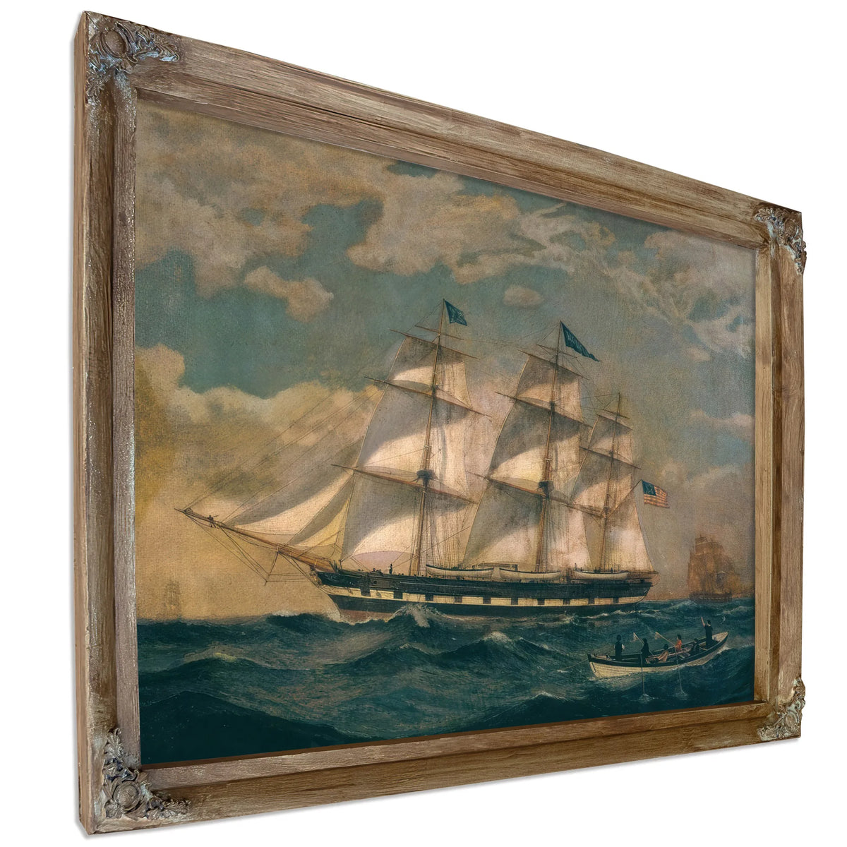 Houqua (Whaling) By Birch Thomas Fine Art Print