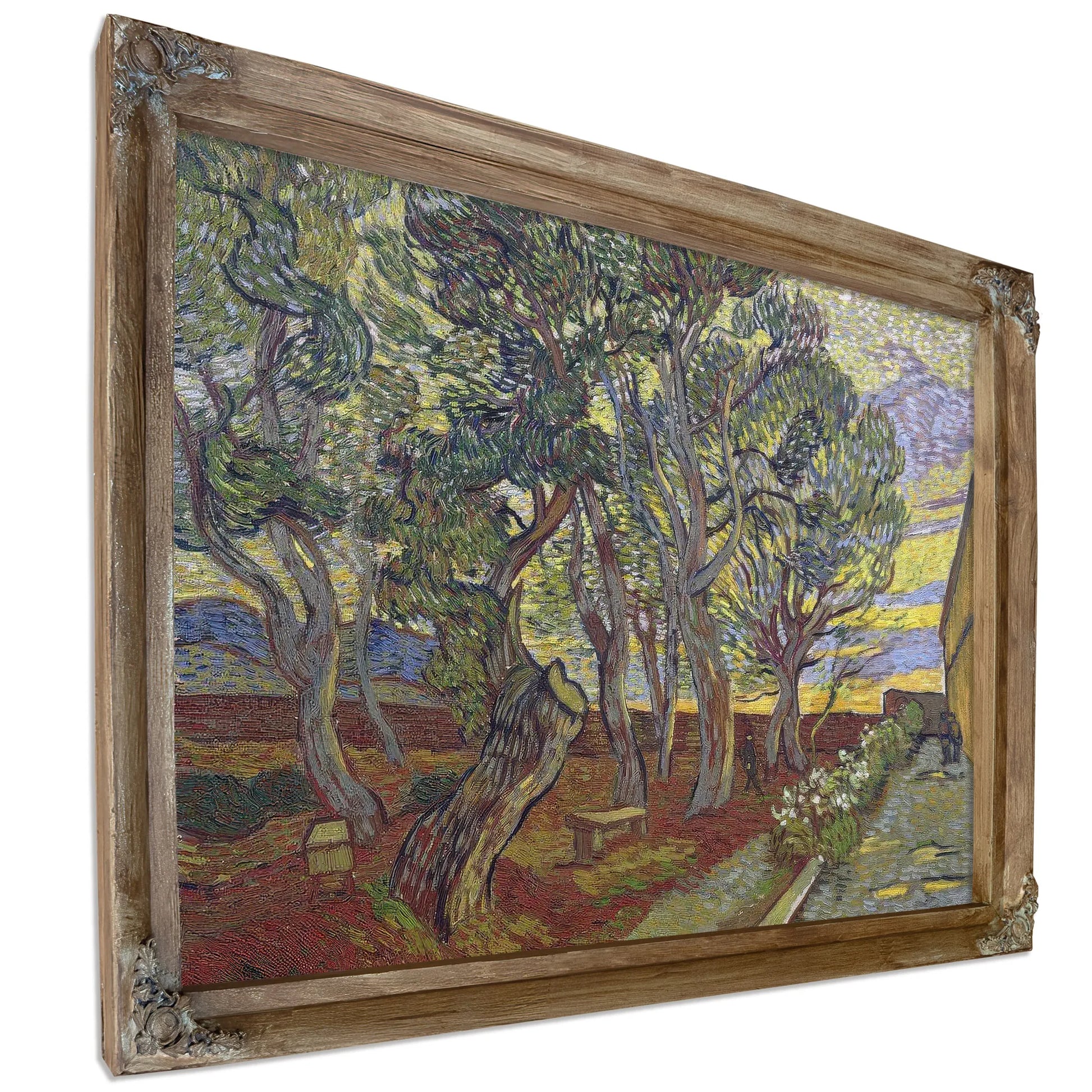 The Garden Of Saint Paul's Hospital 2 By Vincent Van Gogh Fine Art Print