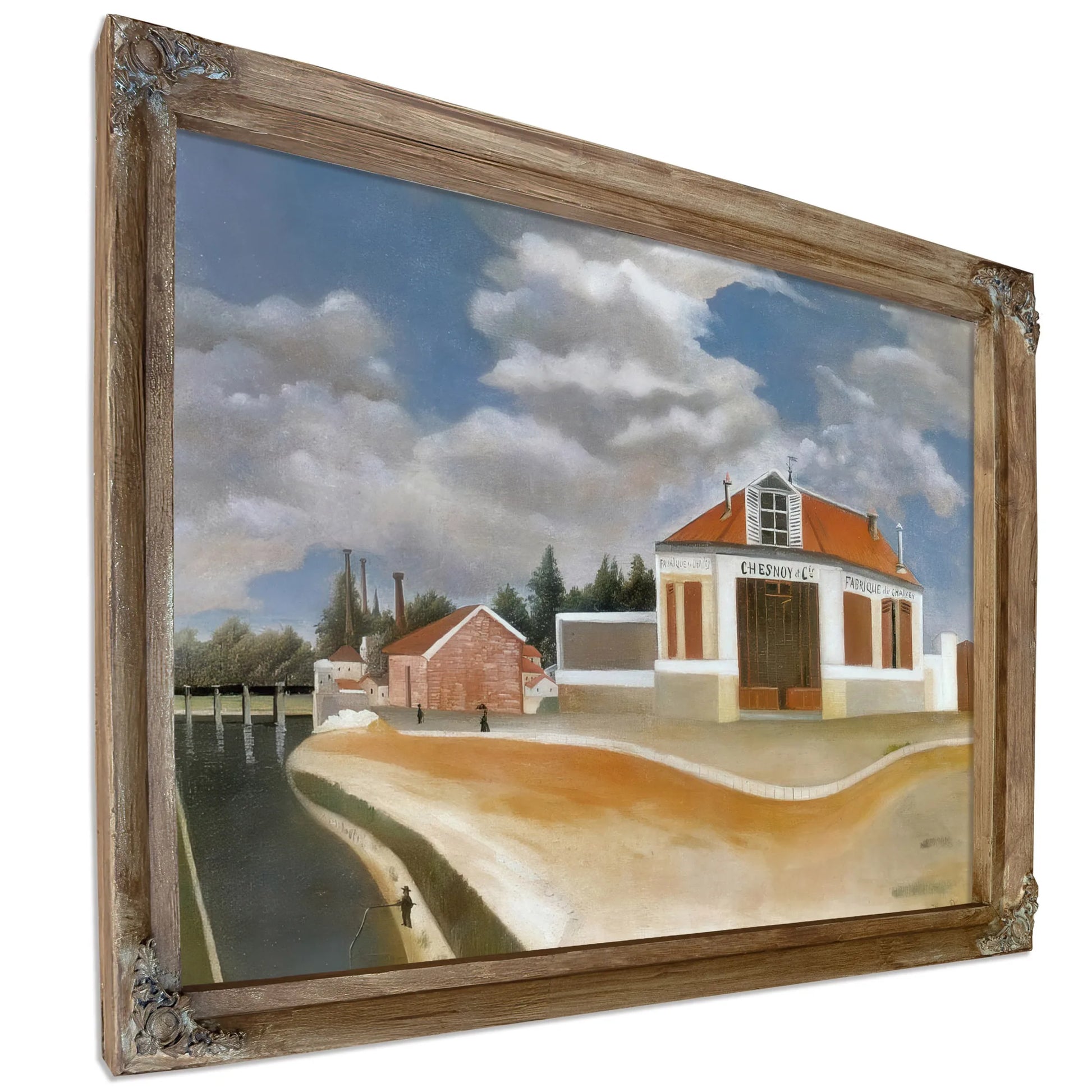 Chair Factory About 1897 La Fabrique De Chaises By Henri Rousseau Fine Art Print