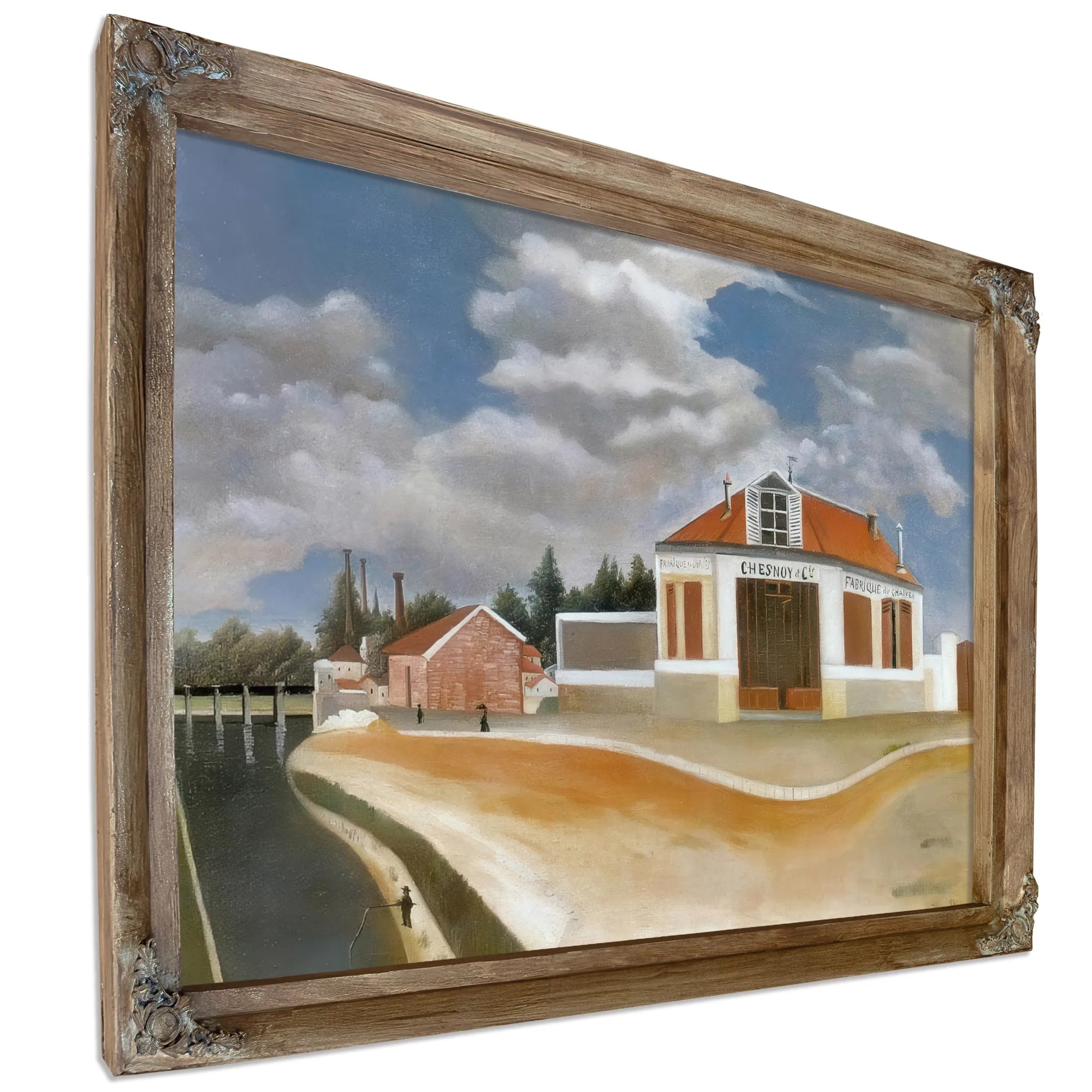 Chair Factory About 1897 La Fabrique De Chaises By Henri Rousseau Fine Art Print