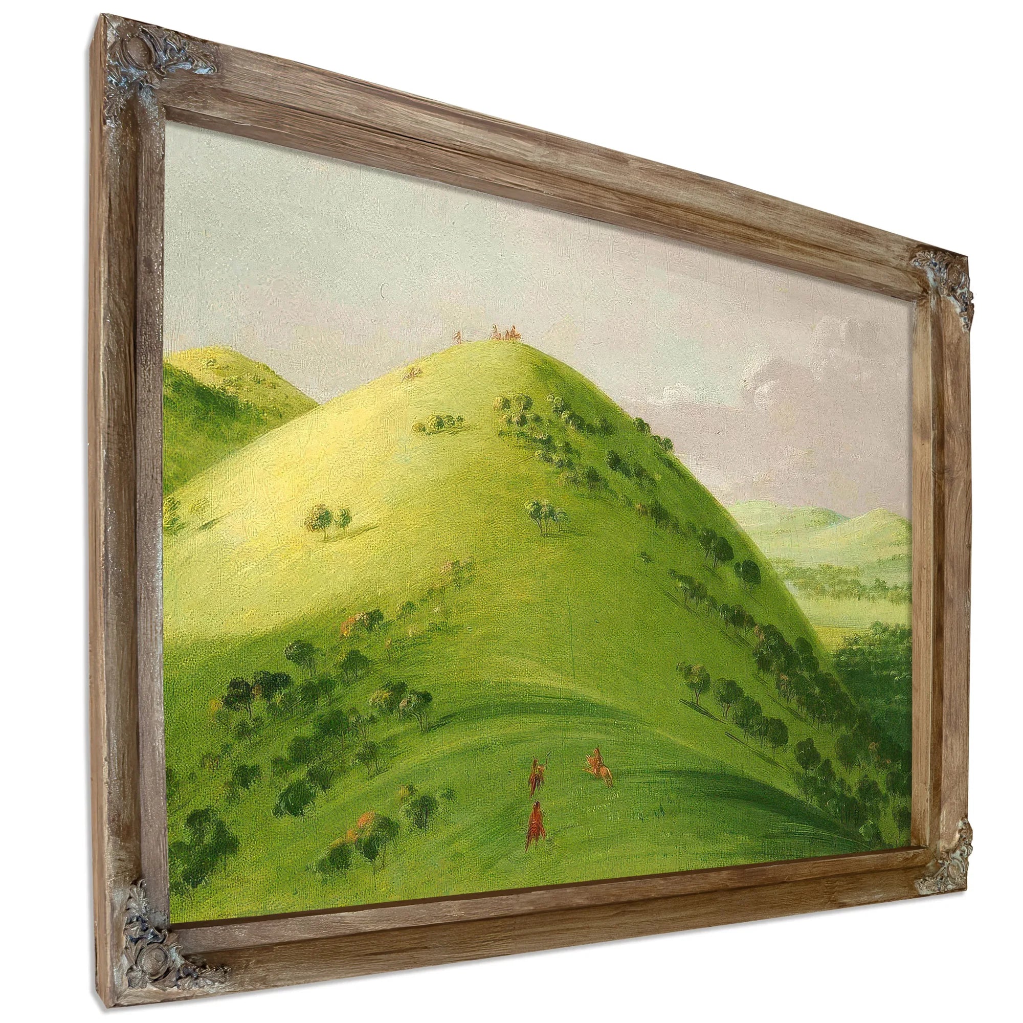 Beautiful Prairie Bluffs, Upper Mississippi By George Catlin Fine Art Print