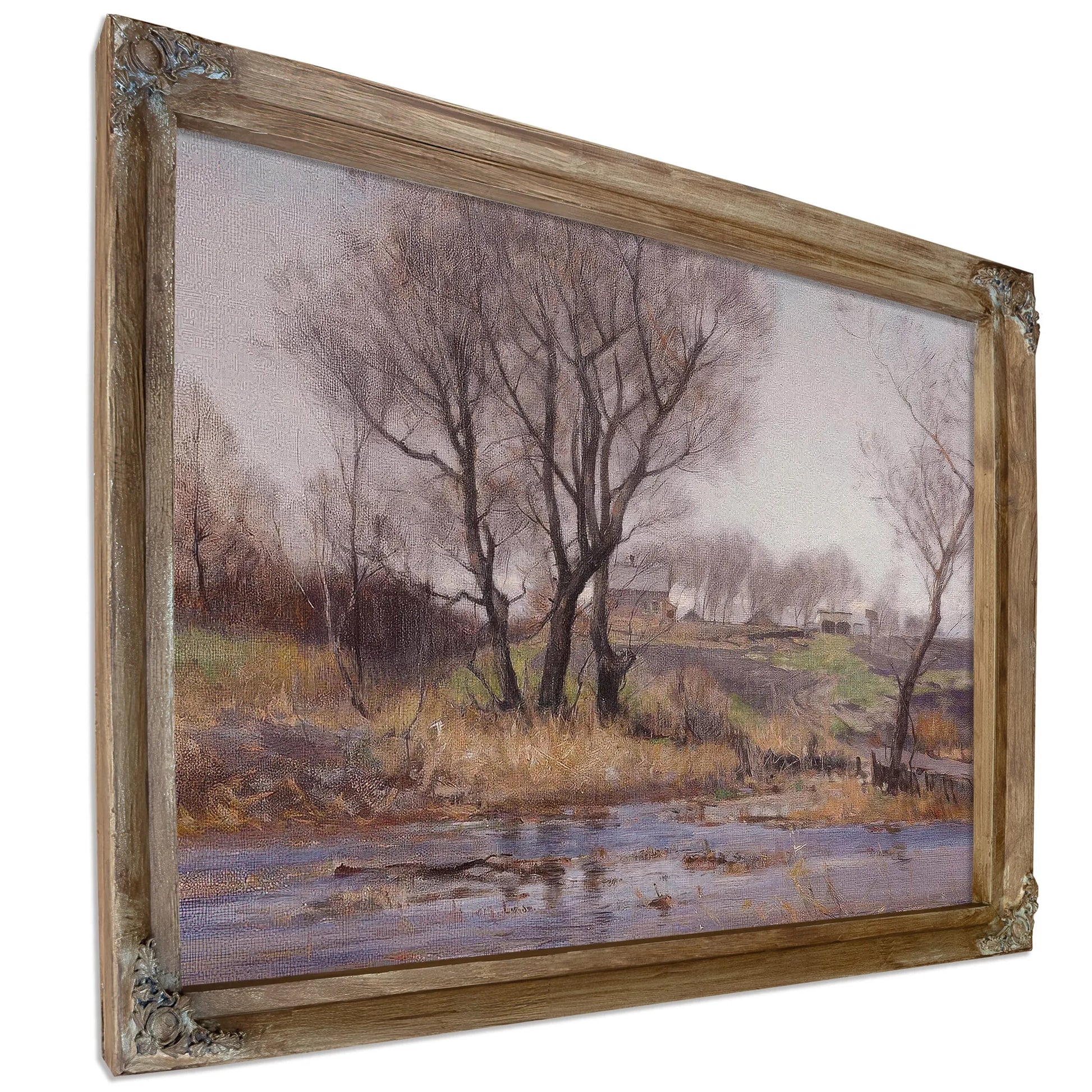 Owens Valley Farm By William Wendt Fine Art Print