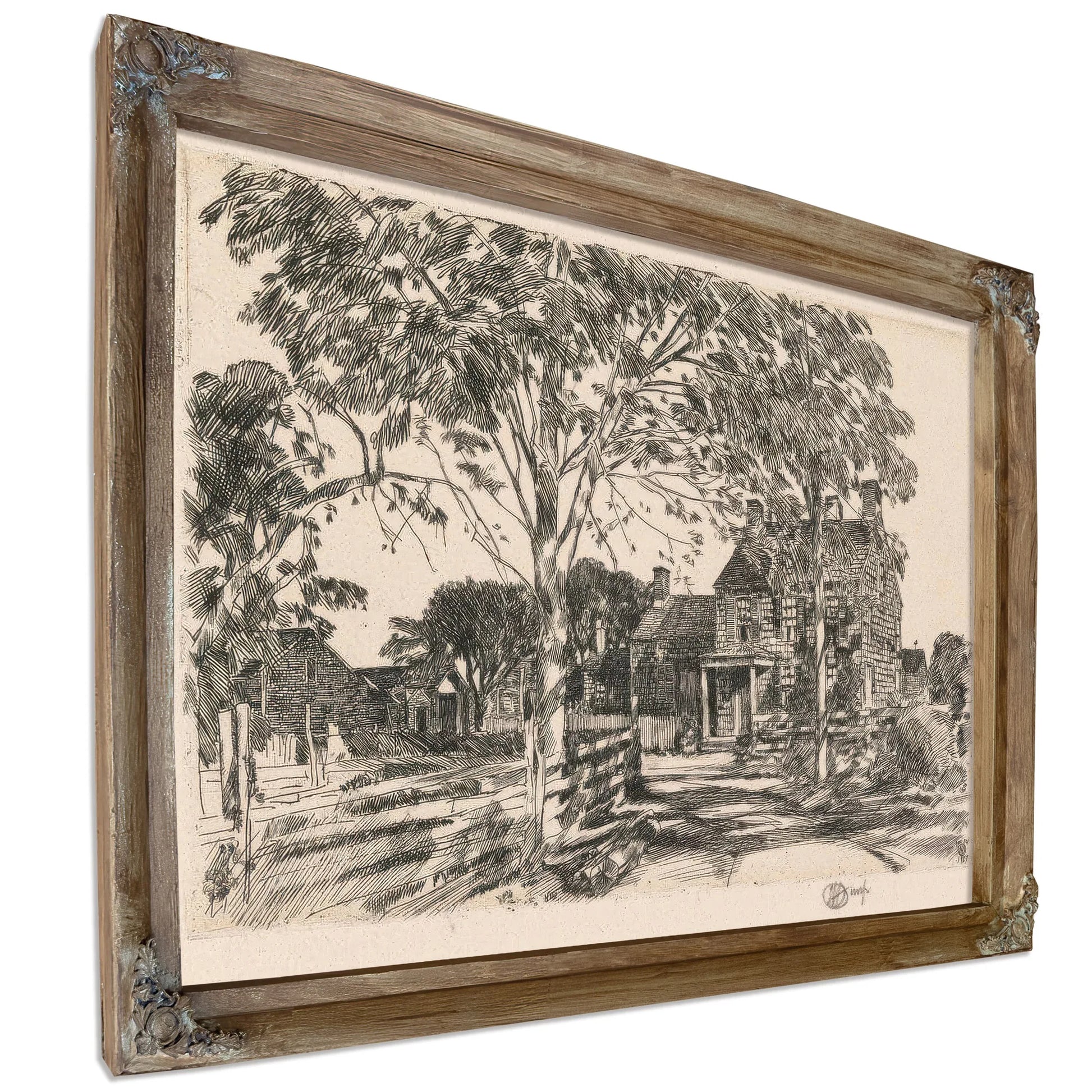 Walt Whitman's Birthplace By Childe Hassam Fine Art Print