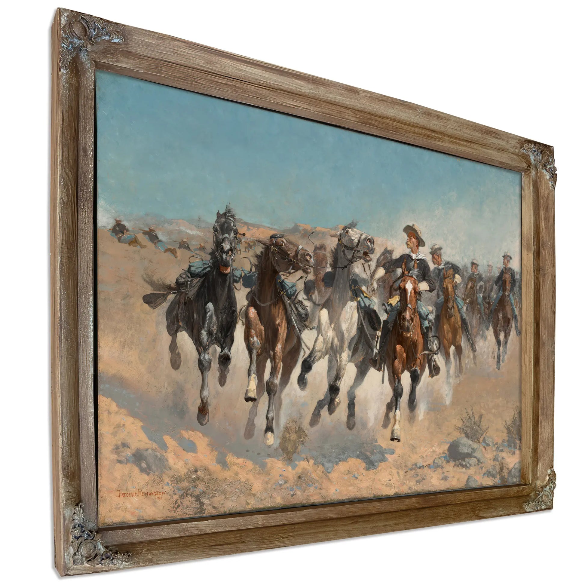 Remingtondismounted  by Frederic Remington