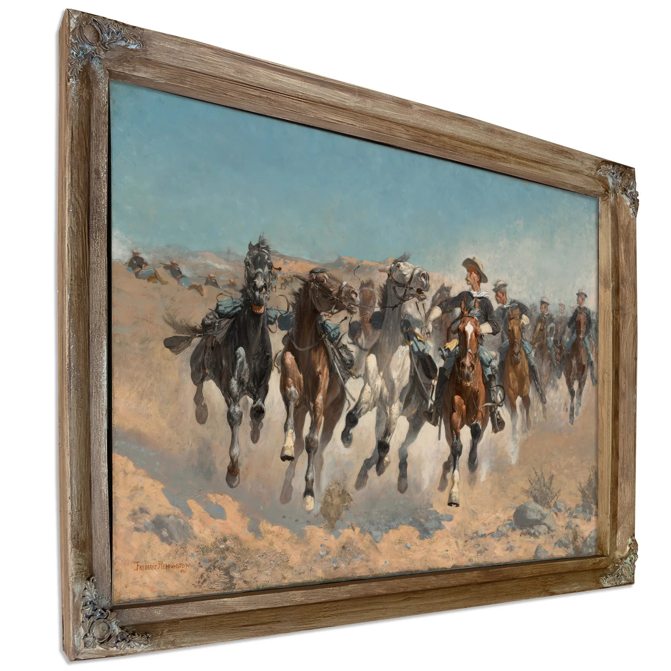 Remingtondismounted  by Frederic Remington