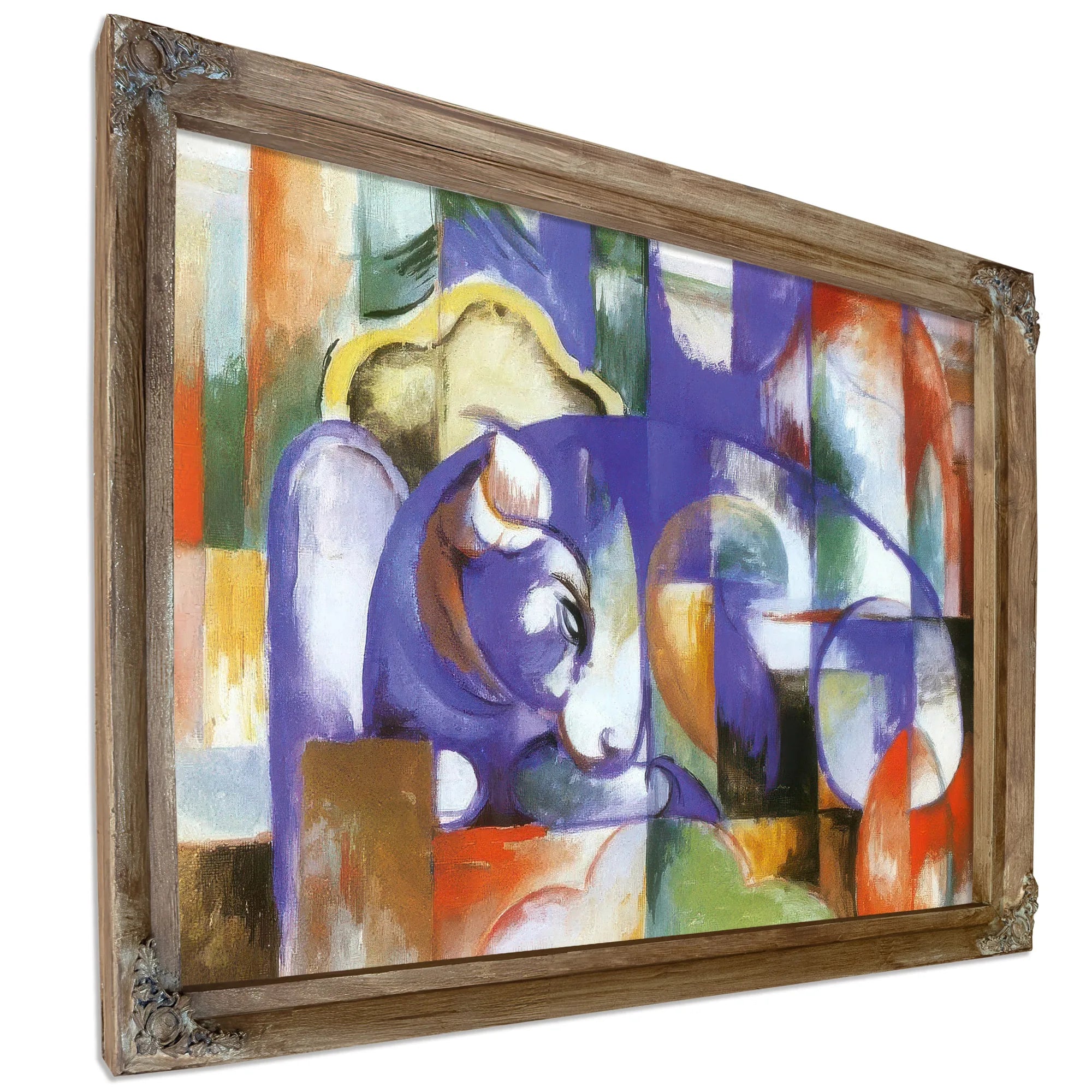 Reclining Bull By Franz Marc Fine Art Print
