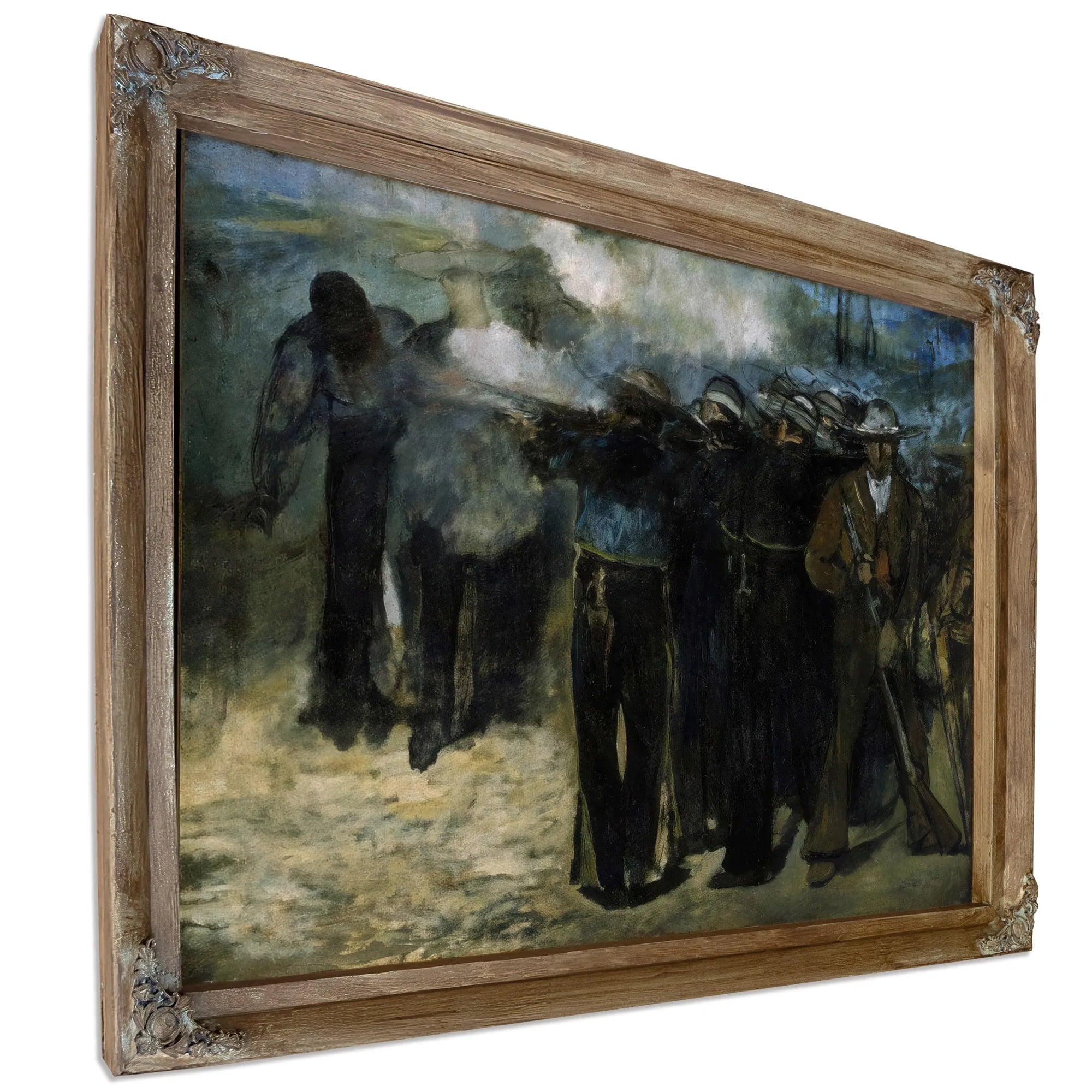 The Execution Of Emperor Maximilian 1867 Oil On Canvas 1959X2597Mm Museum Of Fine Arts Boston By Edouard Manet Fine Art Print