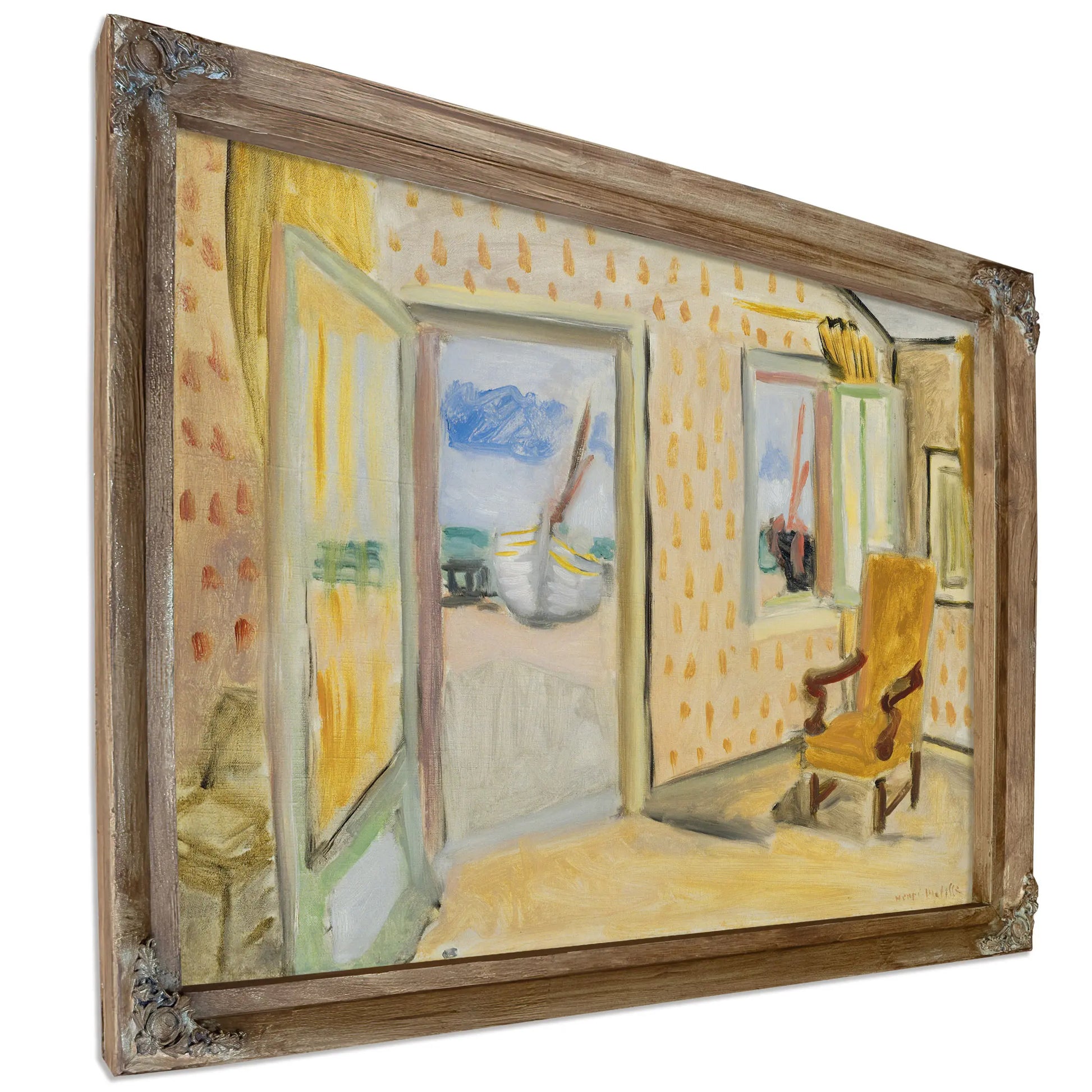Interior With A Violin Case by Henri Matisse