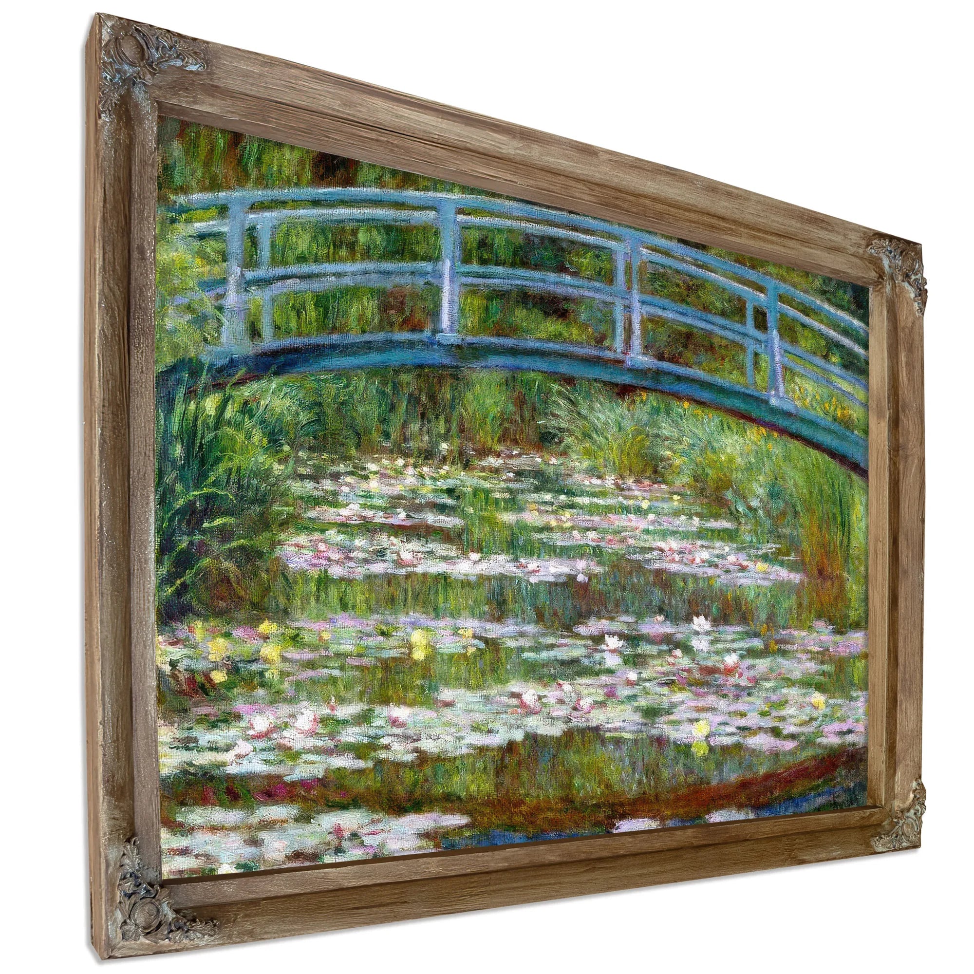 The Japanese Footbridge By Claude Monet Fine Art Print