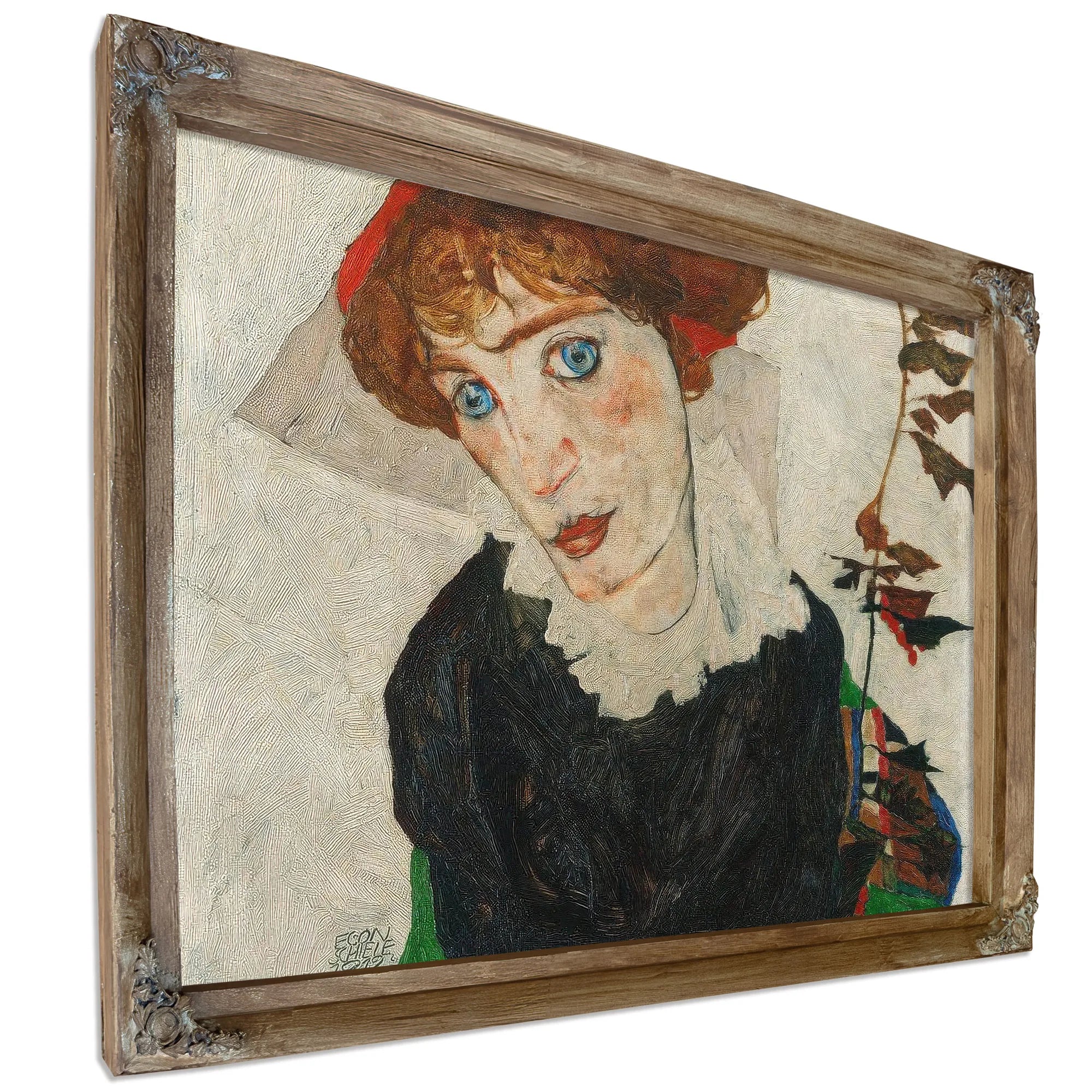 Egon Schiele Portrait Of Wally Neuzil 1912 By Egon Schiele Fine Art Print