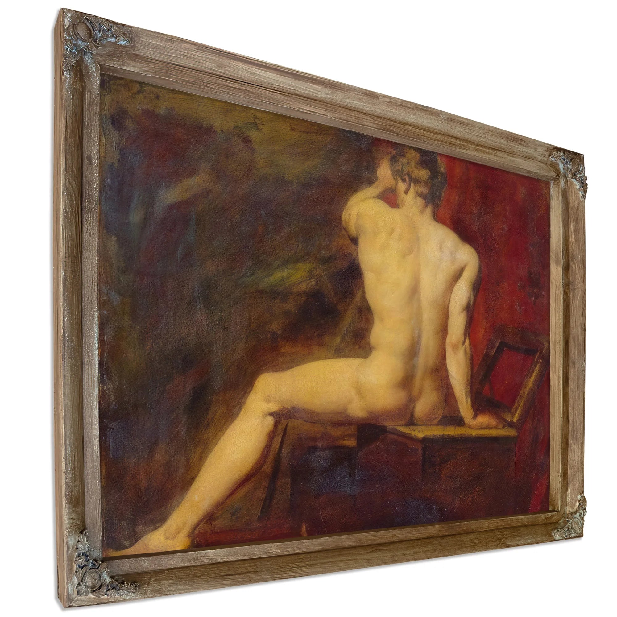 Study Of Male Nude By William Etty Fine Art Print