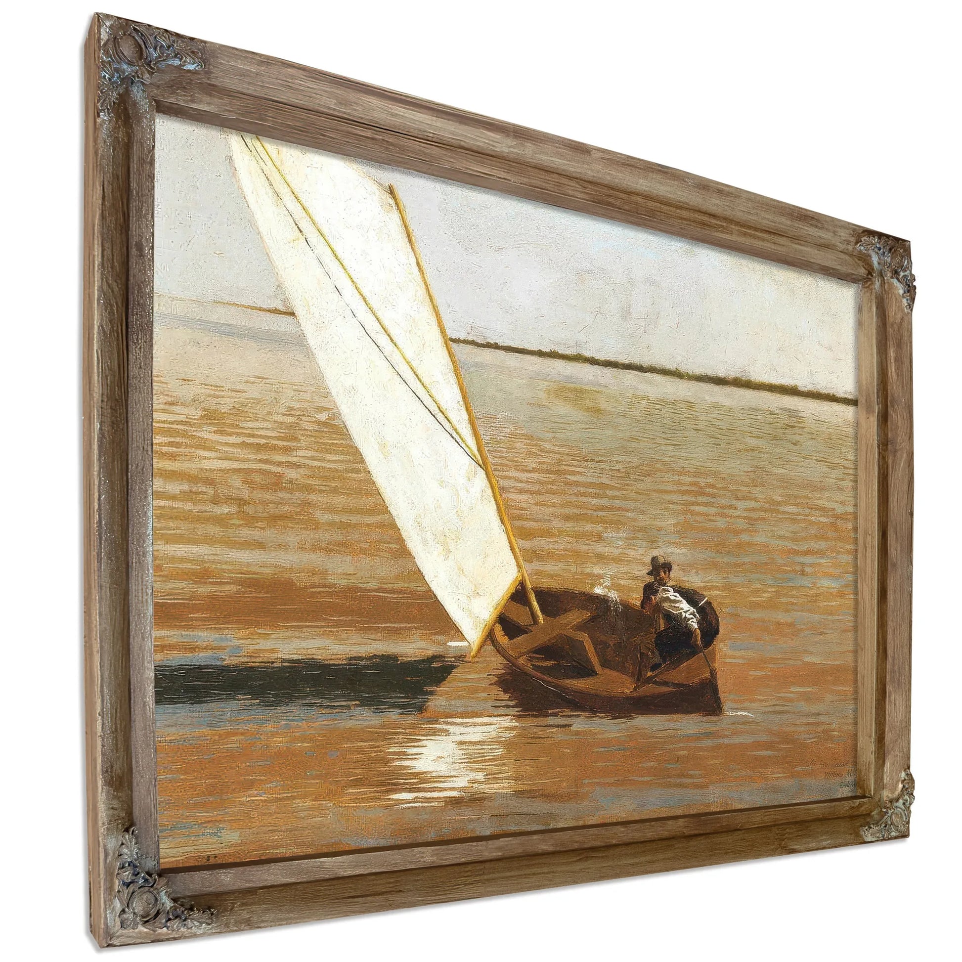 Sailing By Thomas Eakins Fine Art Print