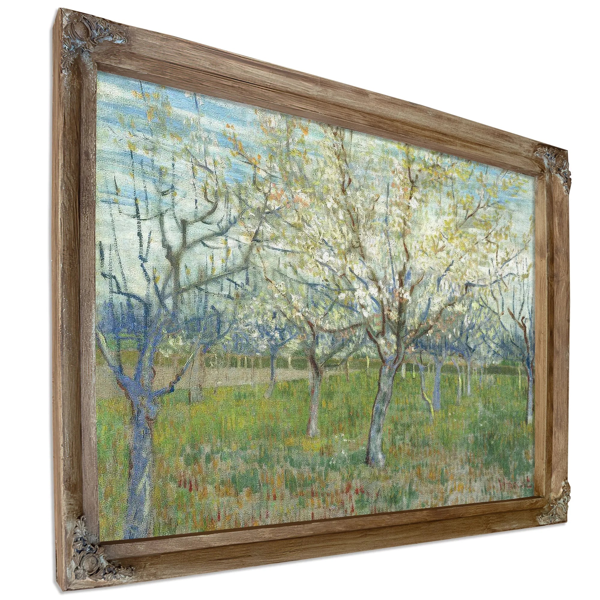The Pink Orchard By Vincent Van Gogh Fine Art Print