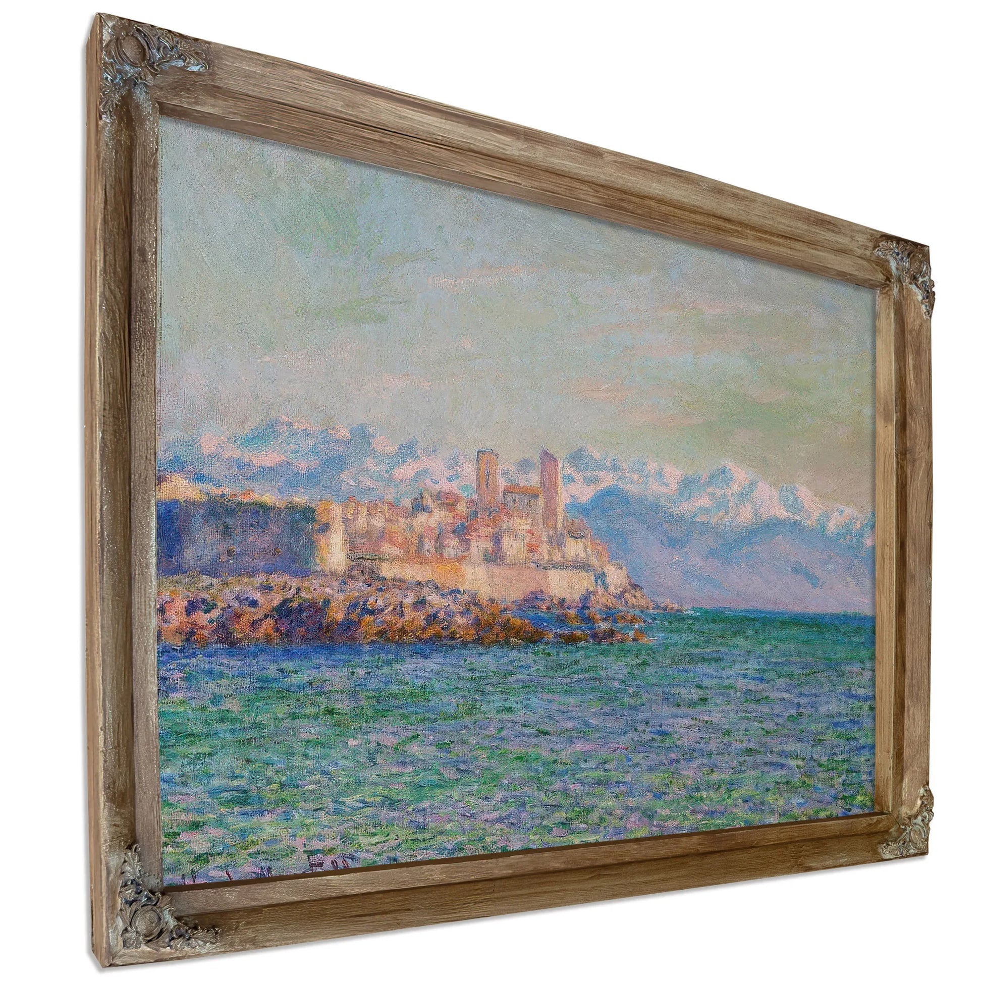The Fort Of Antibes By Claude Monet Fine Art Print